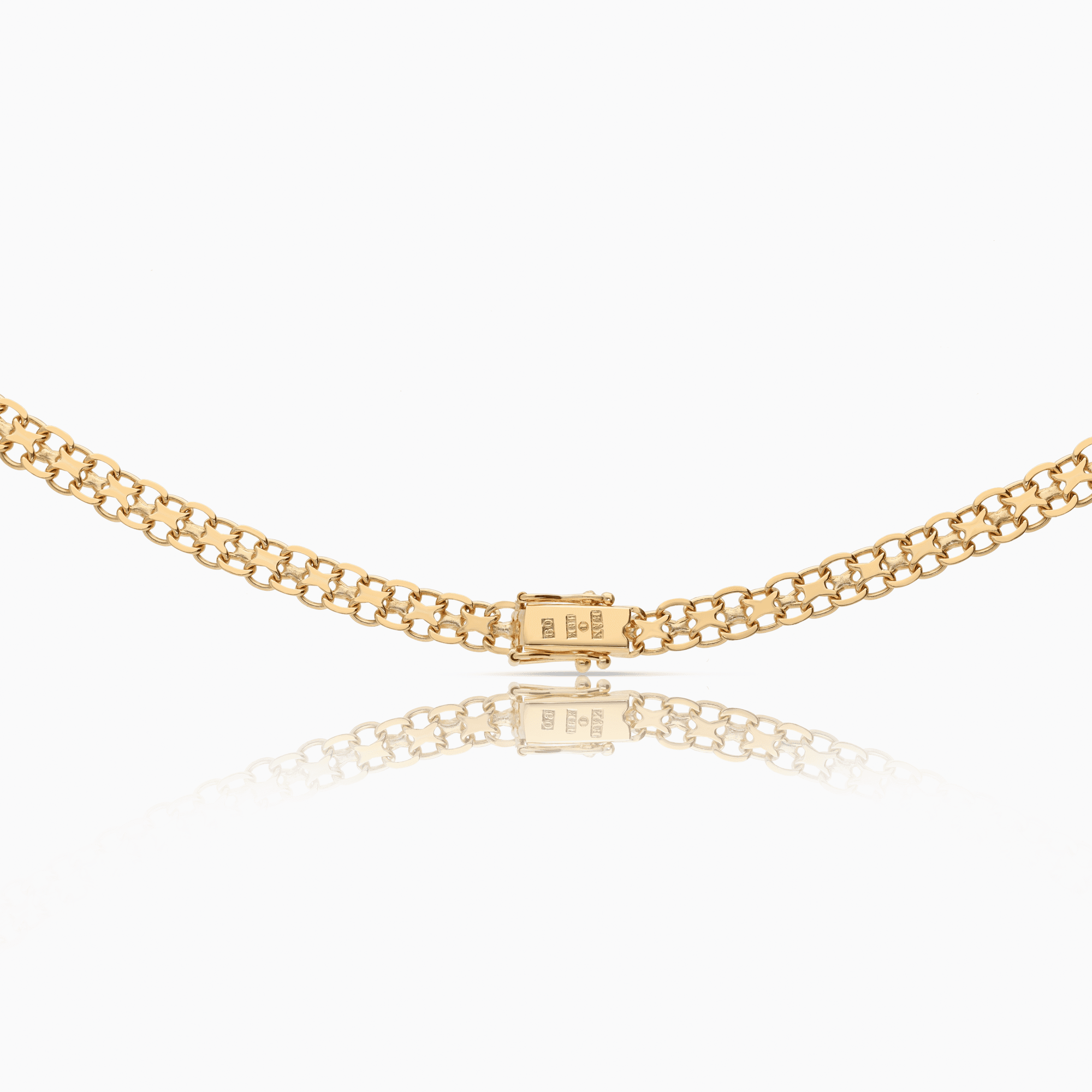 X-link necklace 25.05g 18K gold