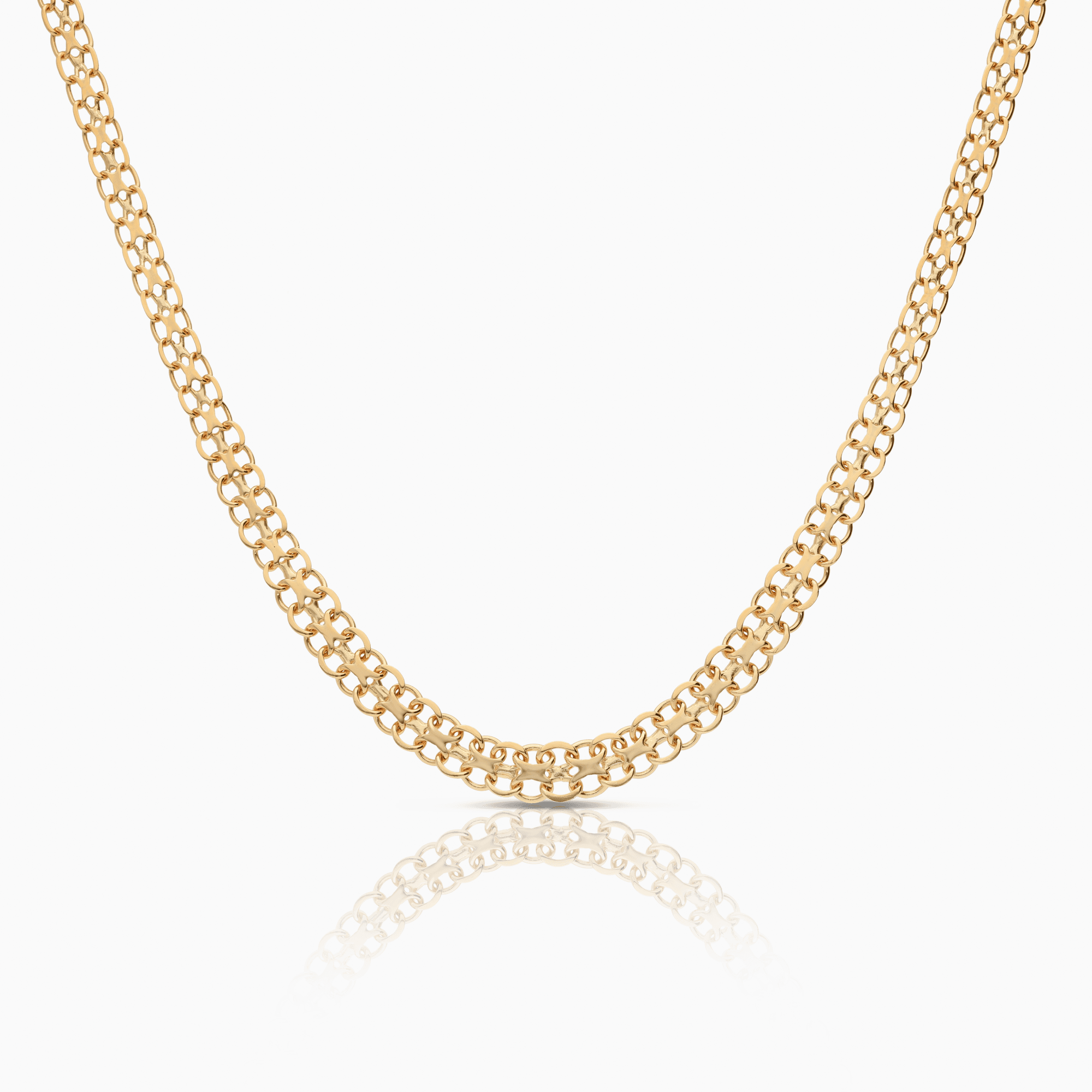 X-link necklace 11.78g 18K gold
