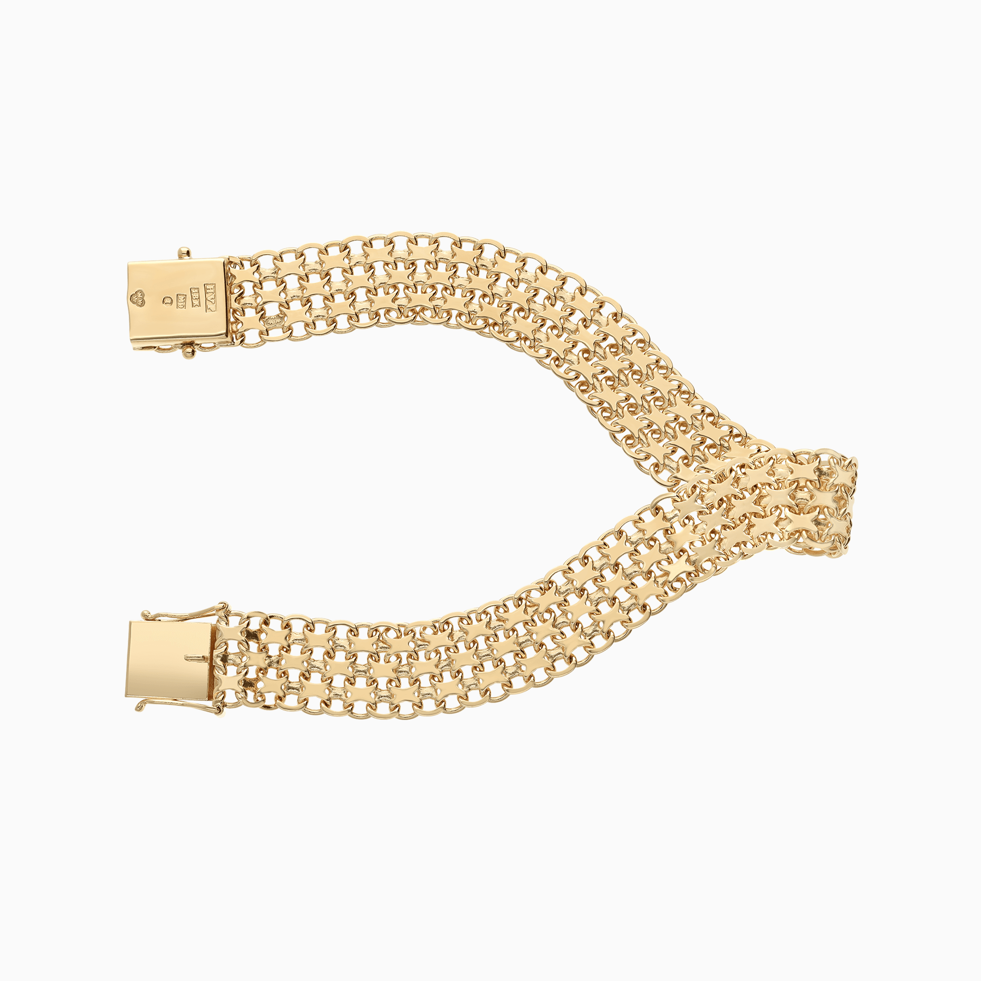 X-link bracelet 19.16g 18K gold