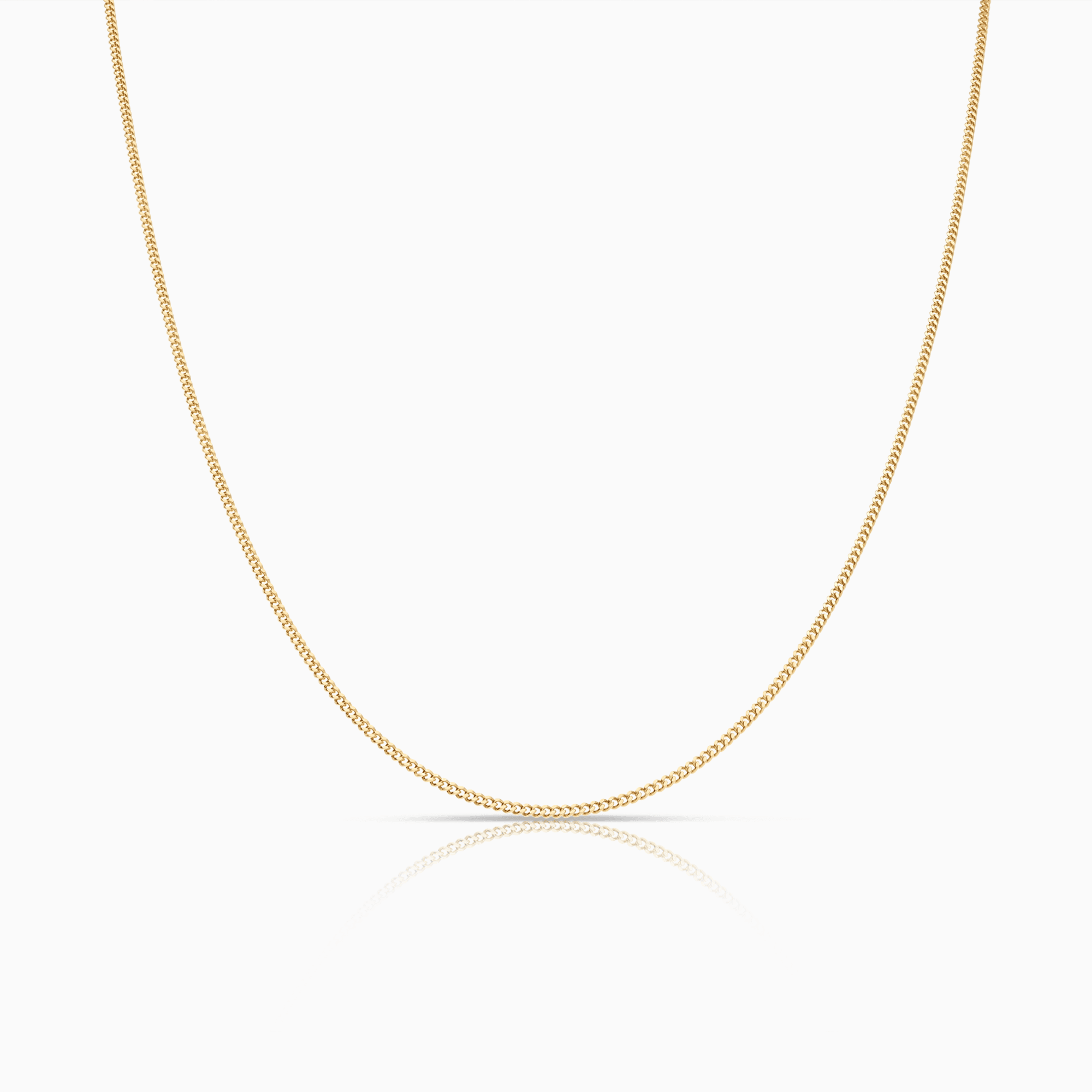 Pansarlänk 47,5cm 18K guld