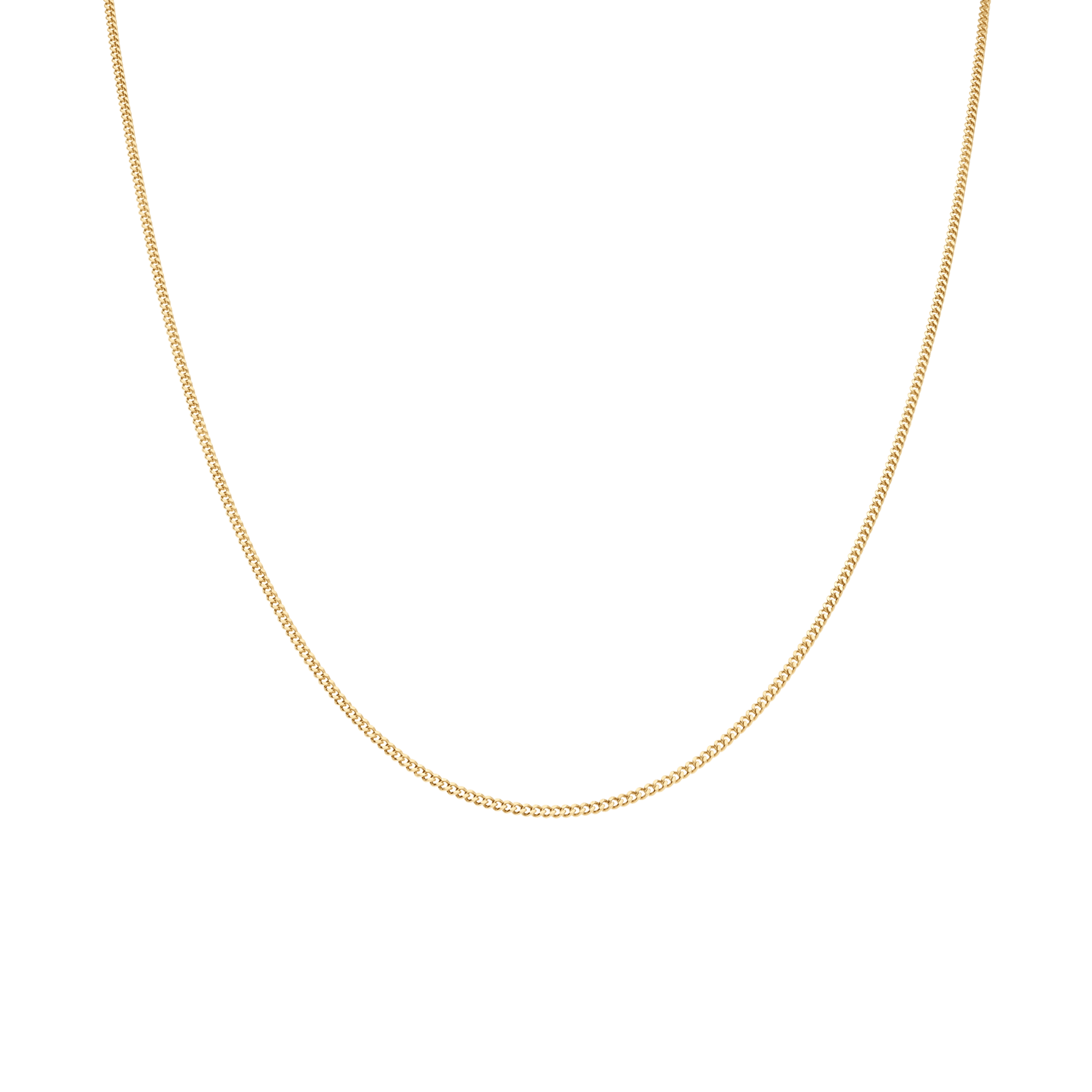 Pansarlänk 47,5cm 18K guld