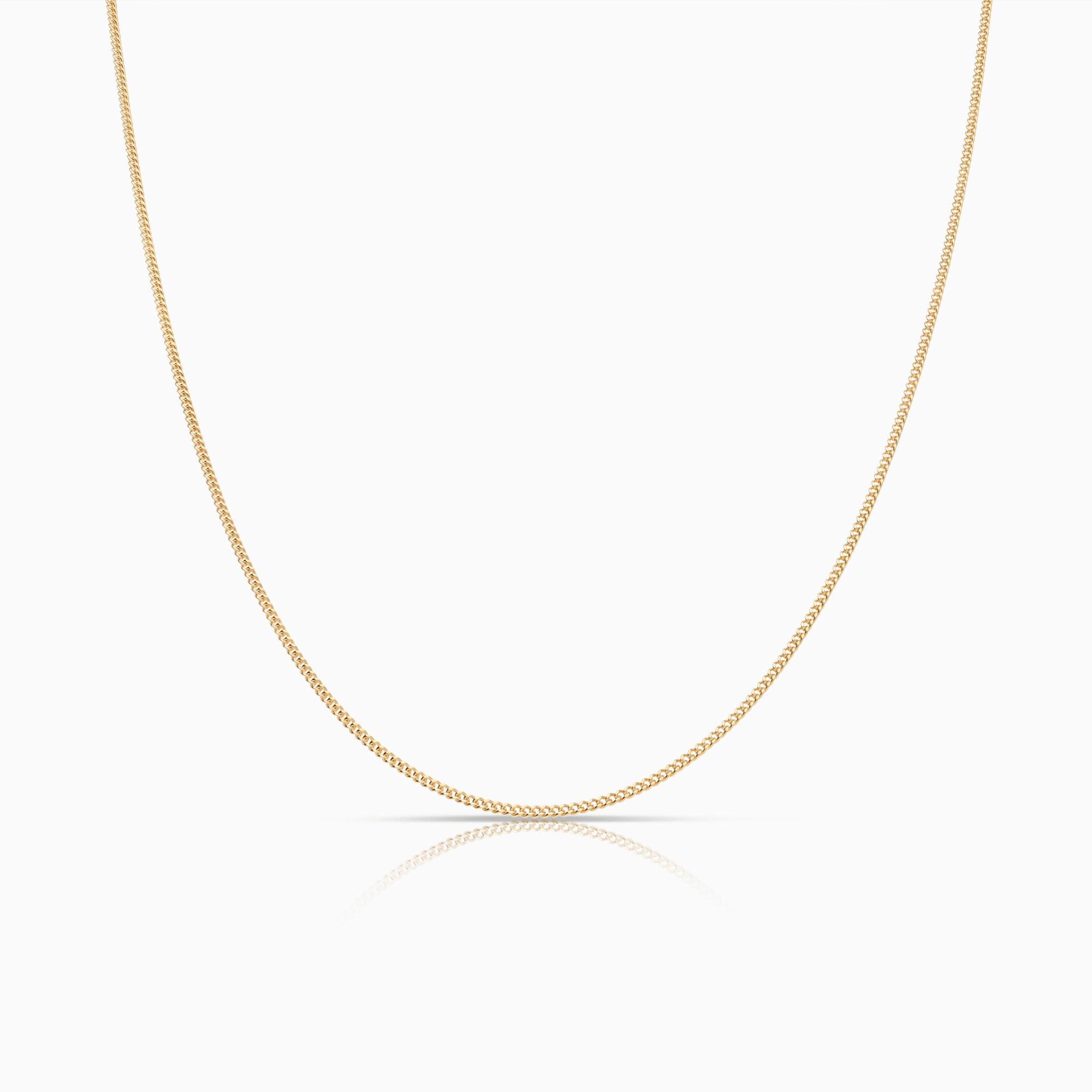 Curb chain 39cm 18K gold