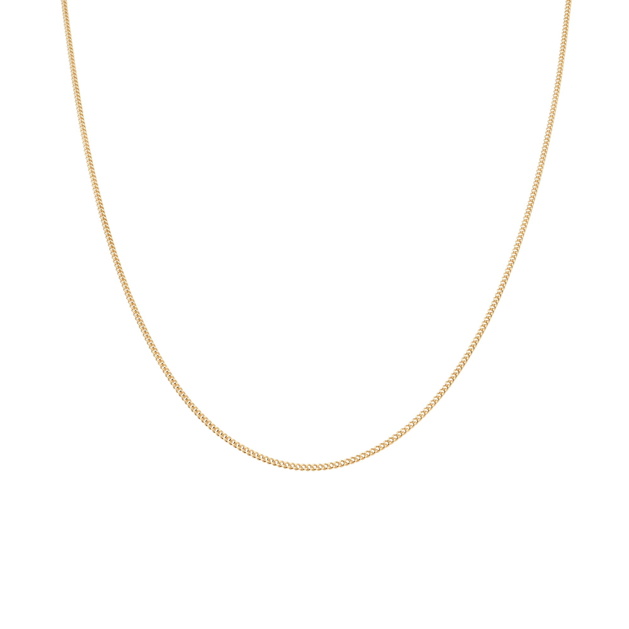 Curb chain 39cm 18K gold