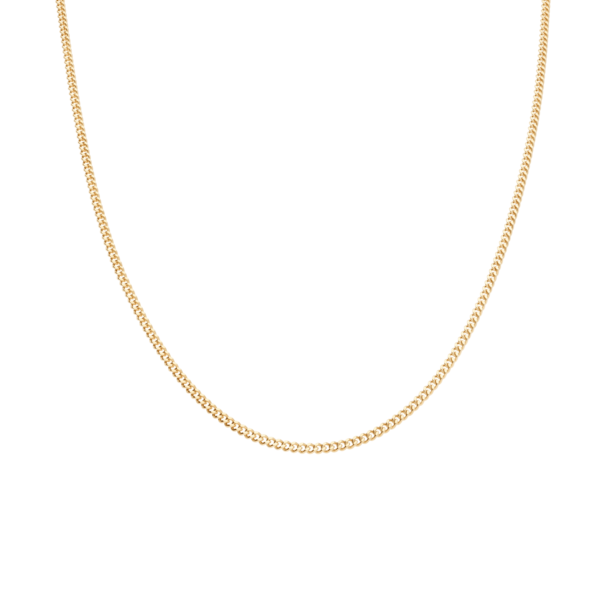 Curb bracelet 47cm 18K gold