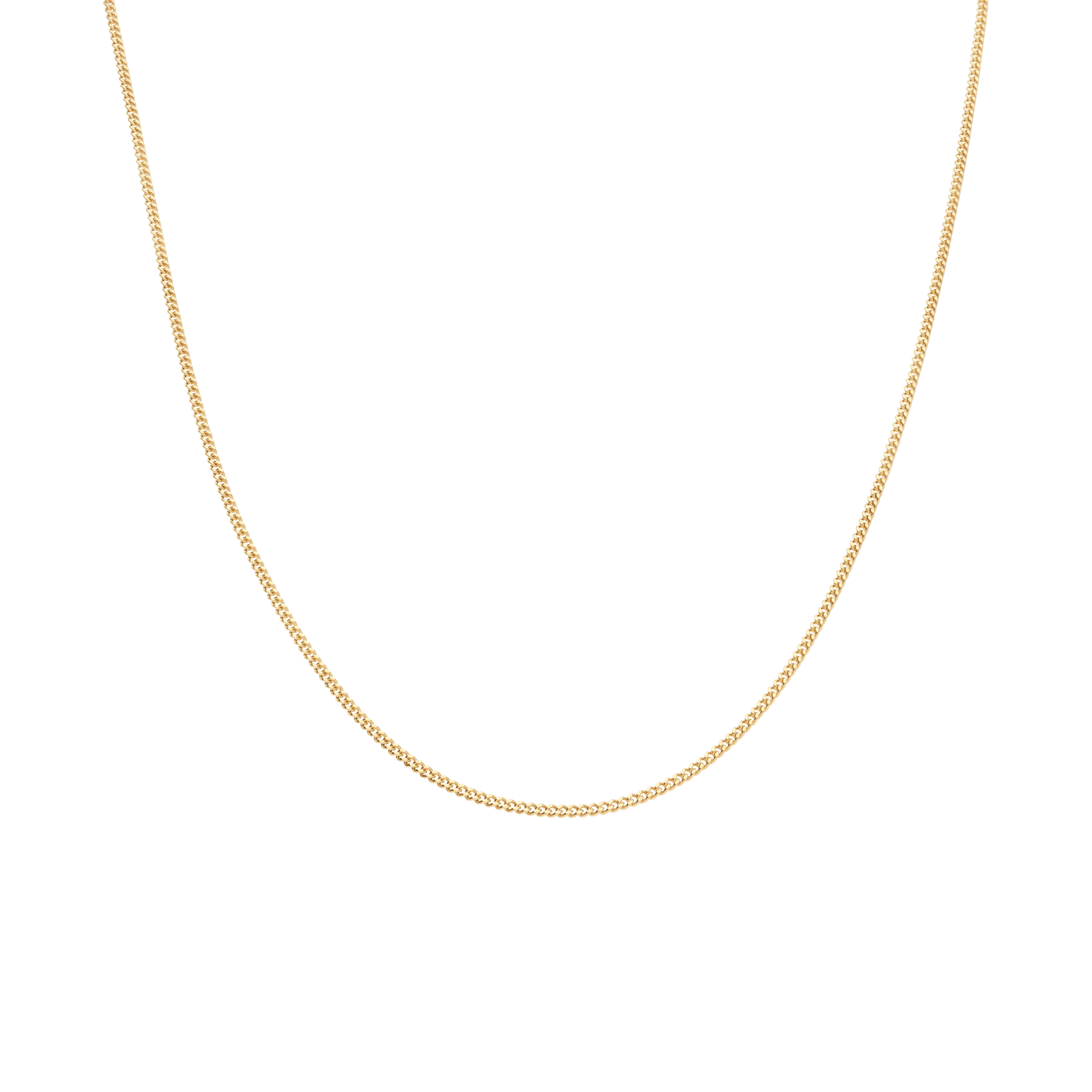 Curb Chain 61cm 18K Gold