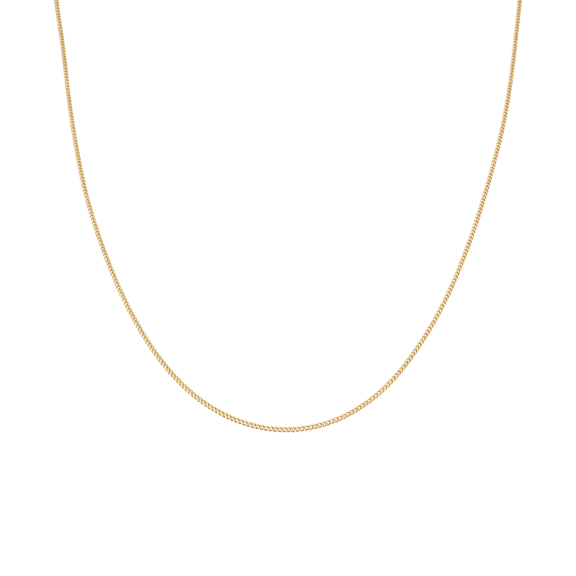 Curb chain 36cm 18K gold