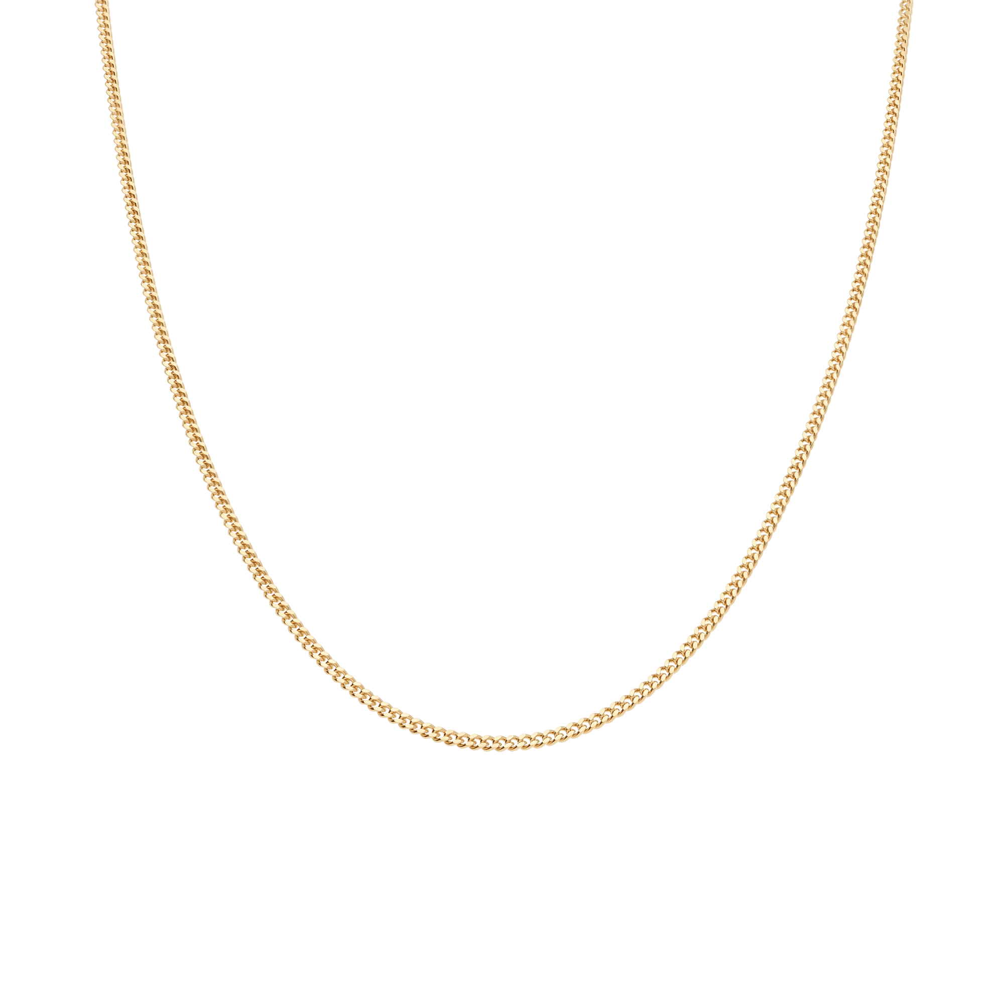 Pansarlänk 45cm 18K guld
