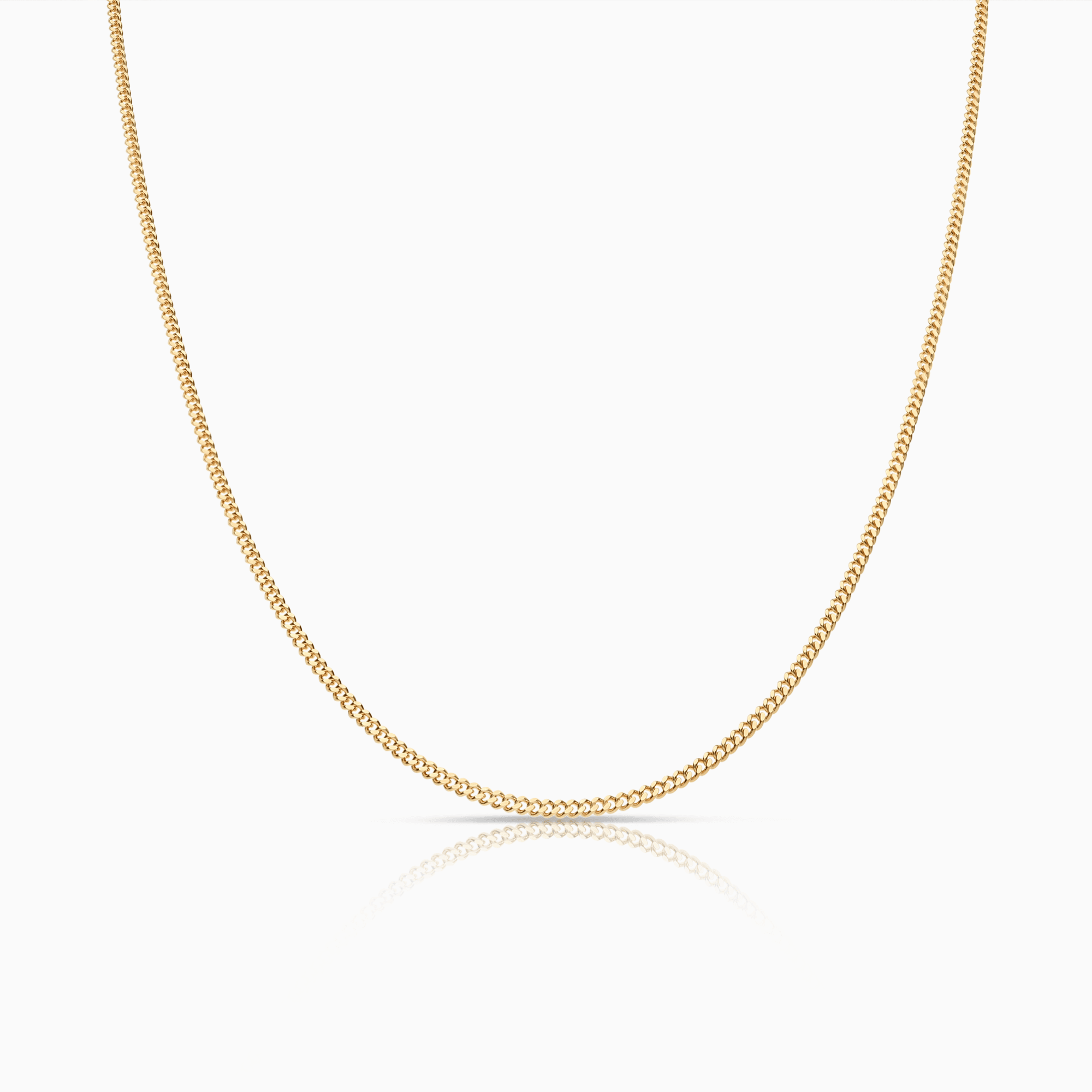 Pansarlänk 39cm 18K guld