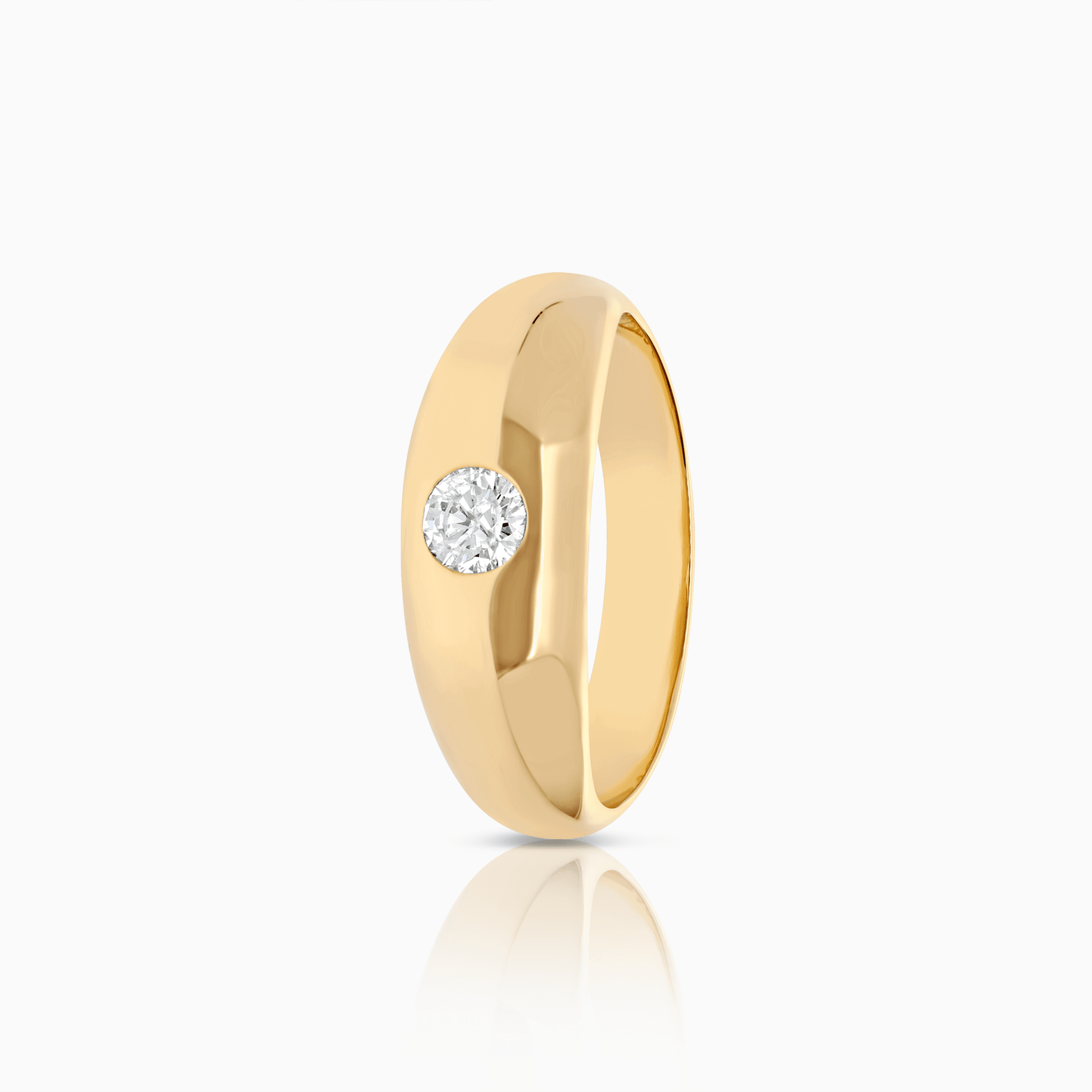 Lordring 0,30ct 18K guld