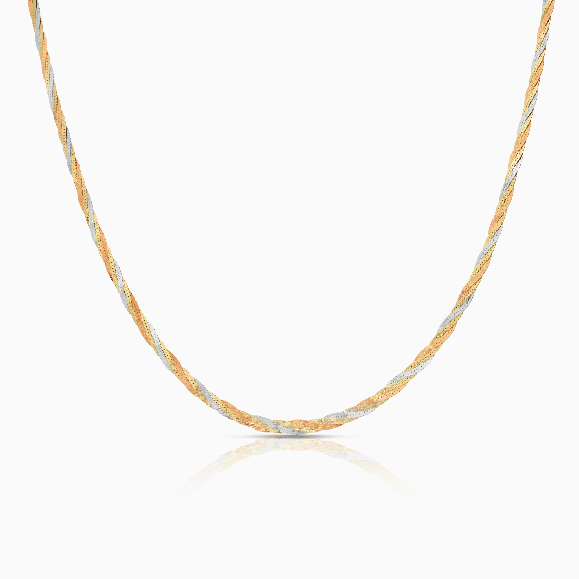 Fantasy link 4.08g 18K yellow/white/rose gold