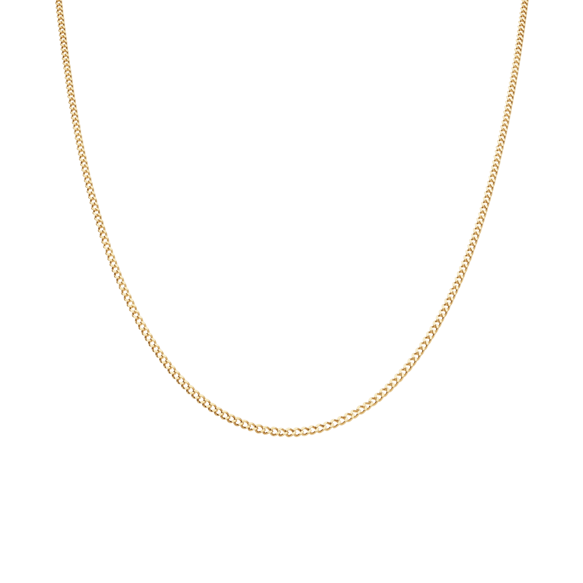 Curb chain 57.5cm 18K gold