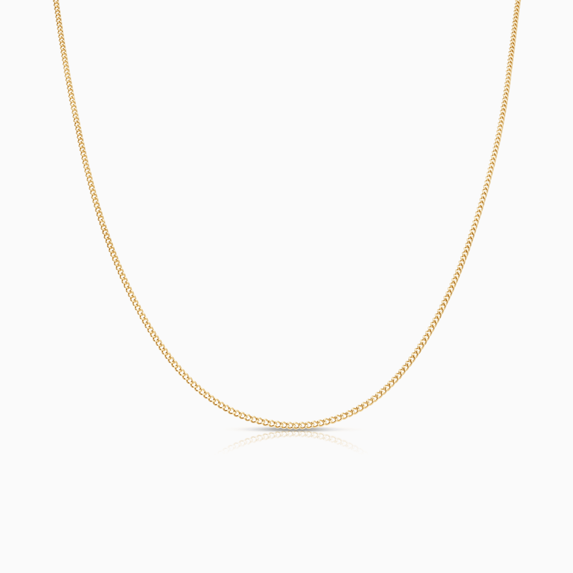 Curb chain 48cm 18K gold