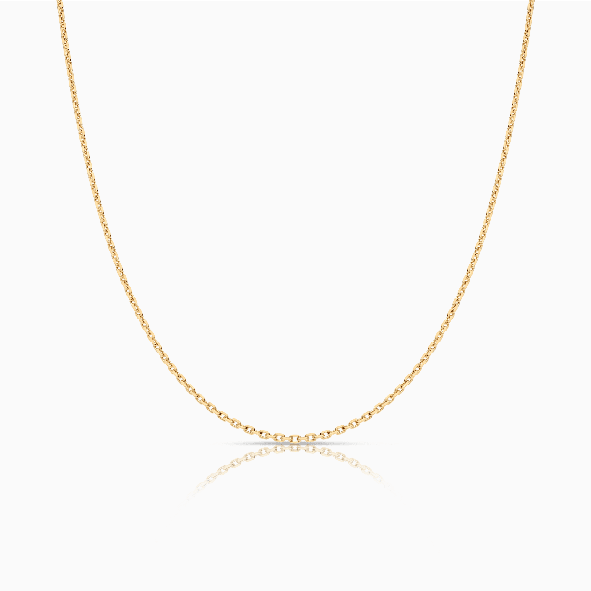 Cable chain 39.5cm 18K gold