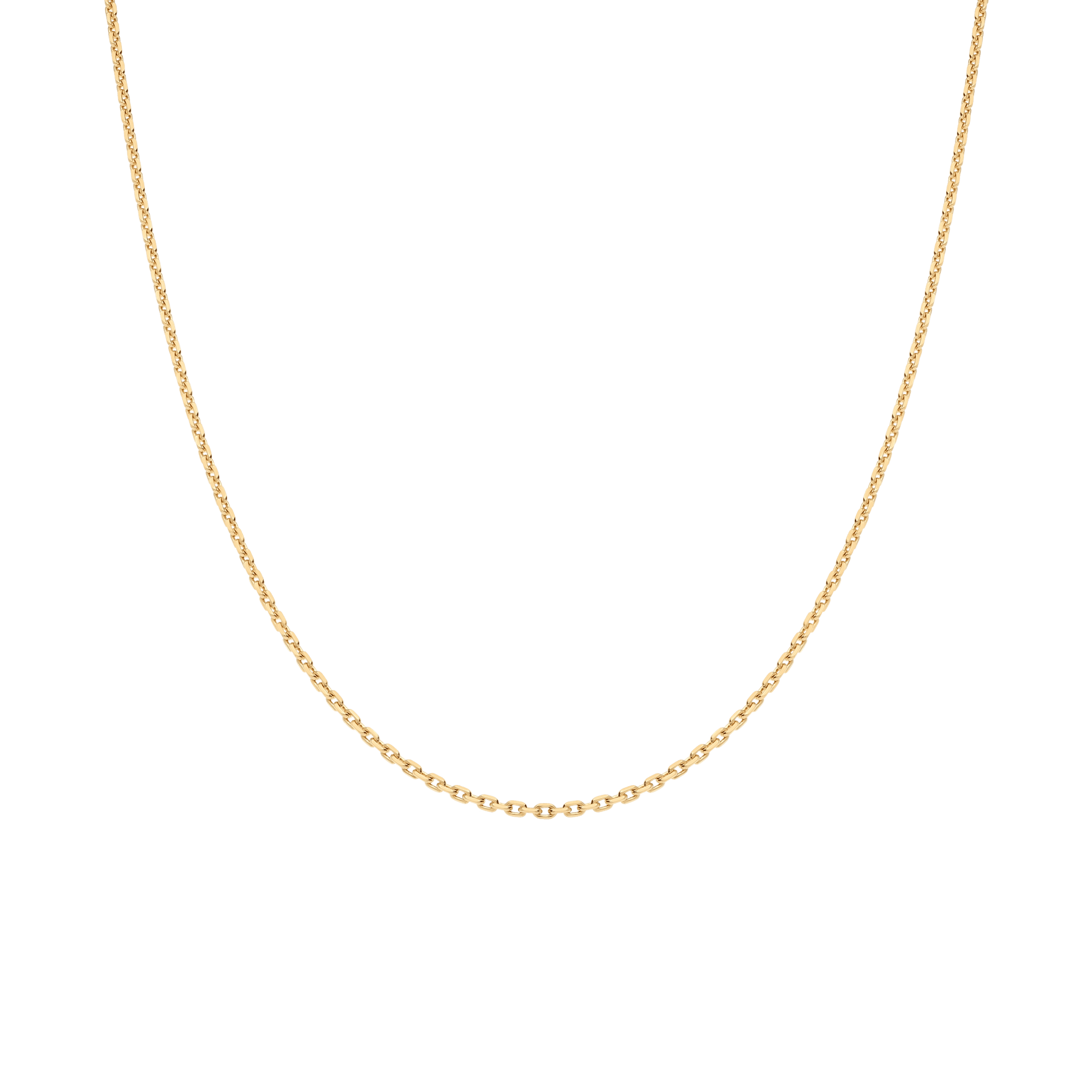 Cable chain 39.5cm 18K gold