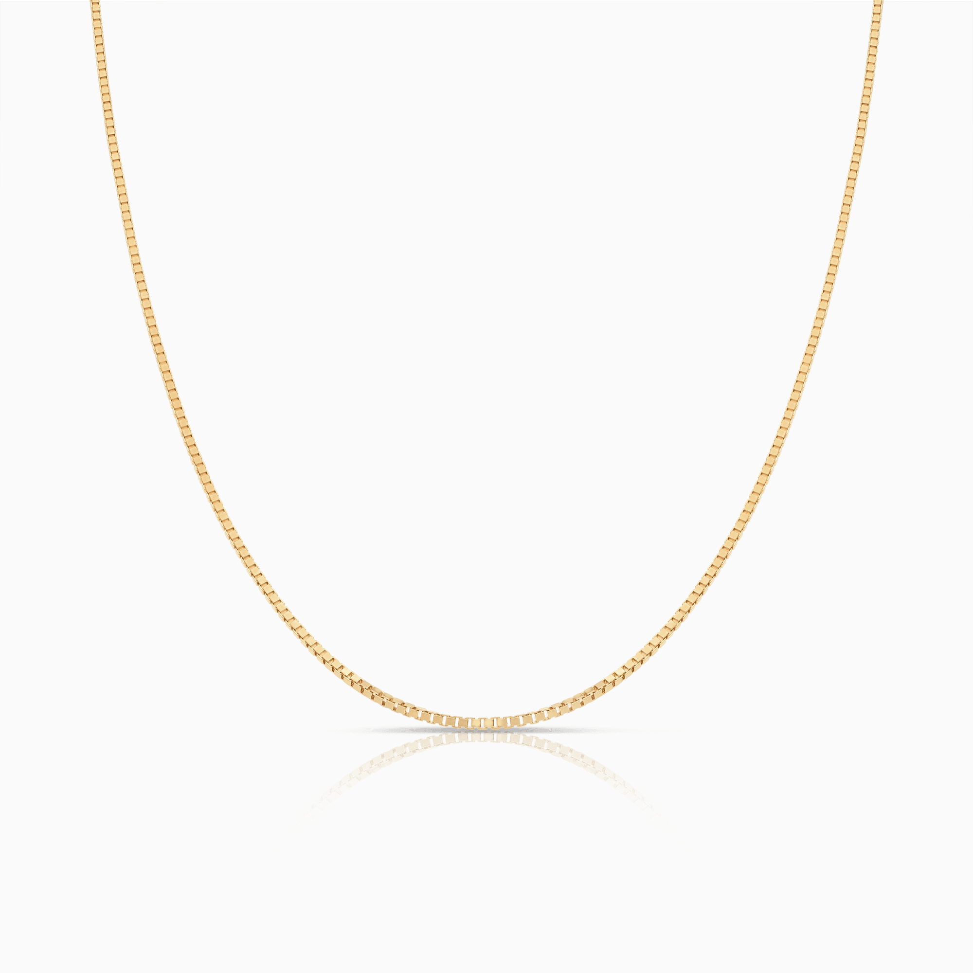 Veneziakedja 43cm 18K guld