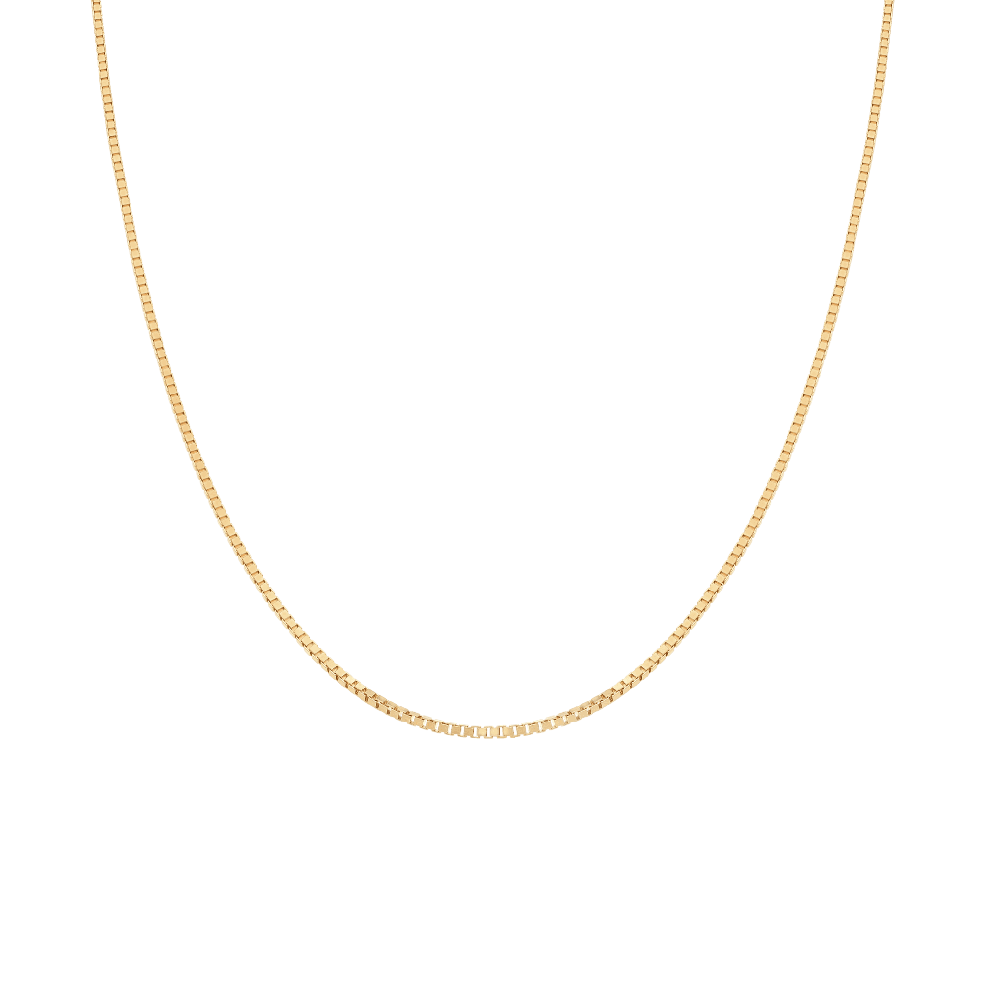 Veneziakedja 43cm 18K guld