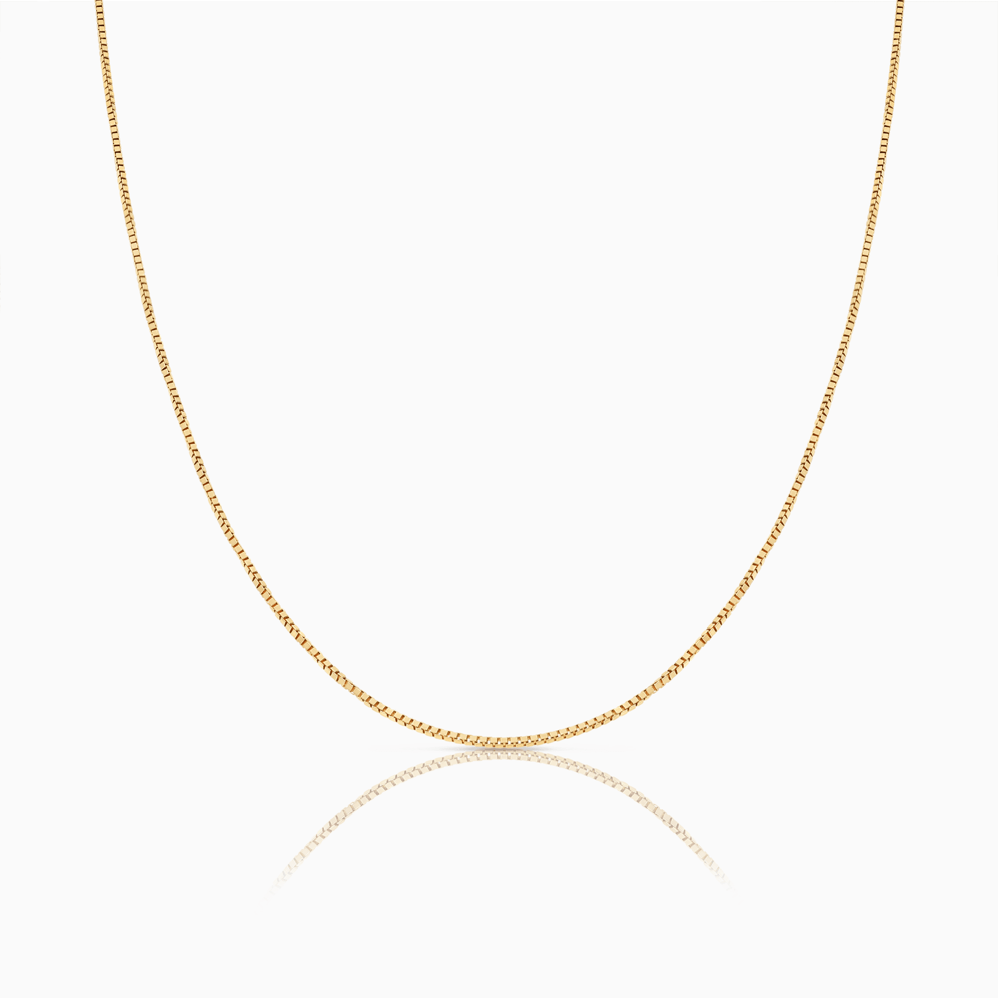 Box Chain 43.5cm 18K gold