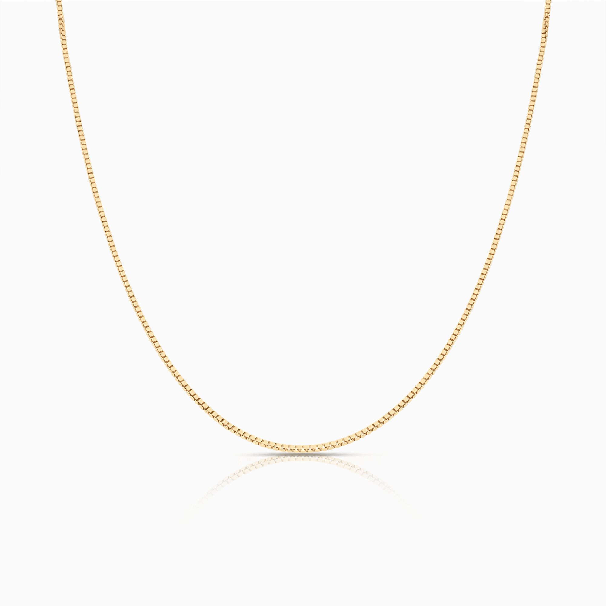 Box chain 51.5cm 18K gold