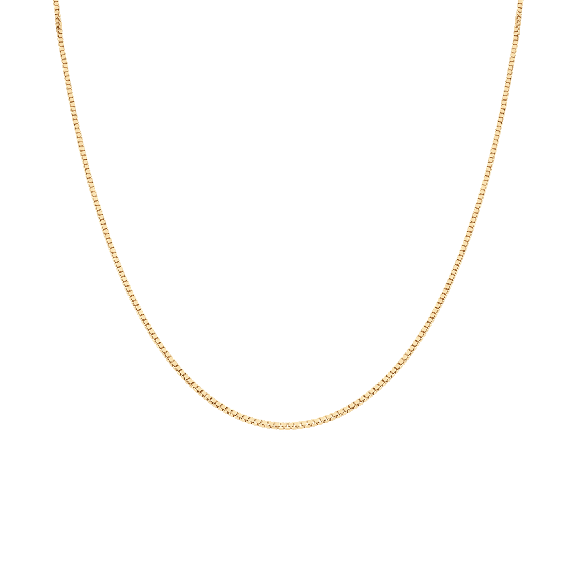 Box chain 51.5cm 18K gold