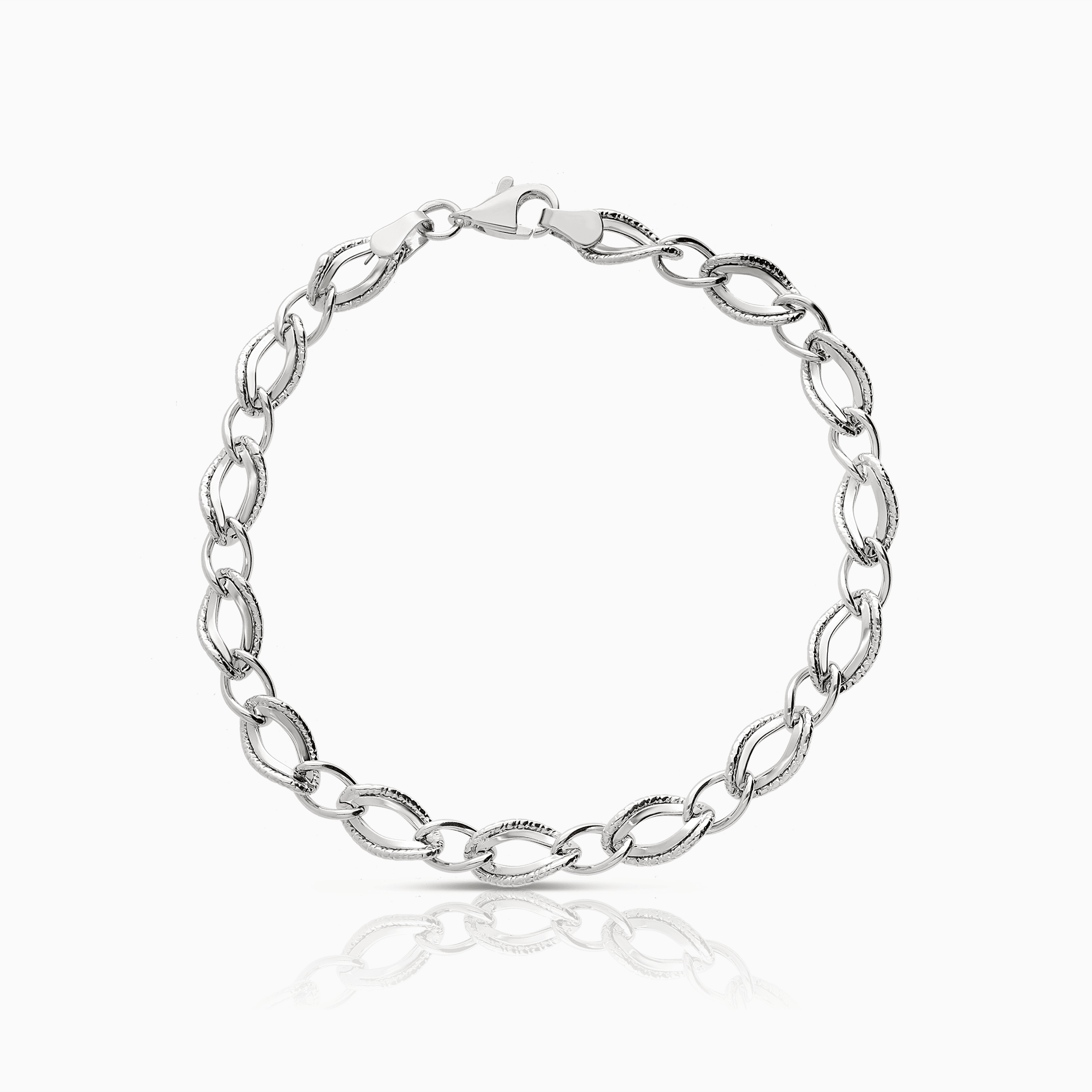 Fantasi armband 4,78g 18K vitguld