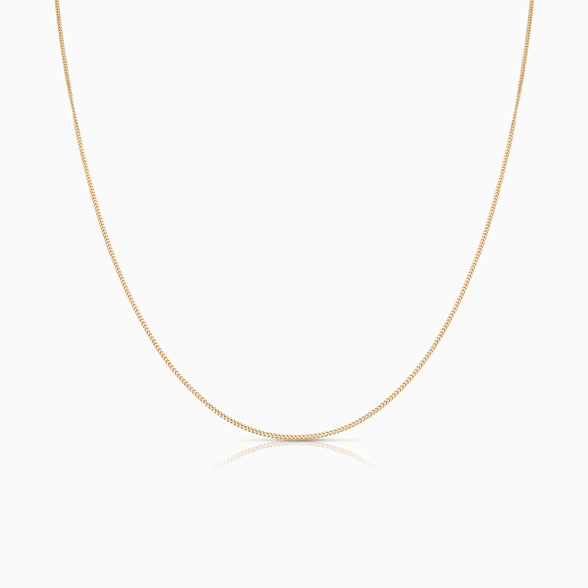 Pansarlänk 40cm 18K guld