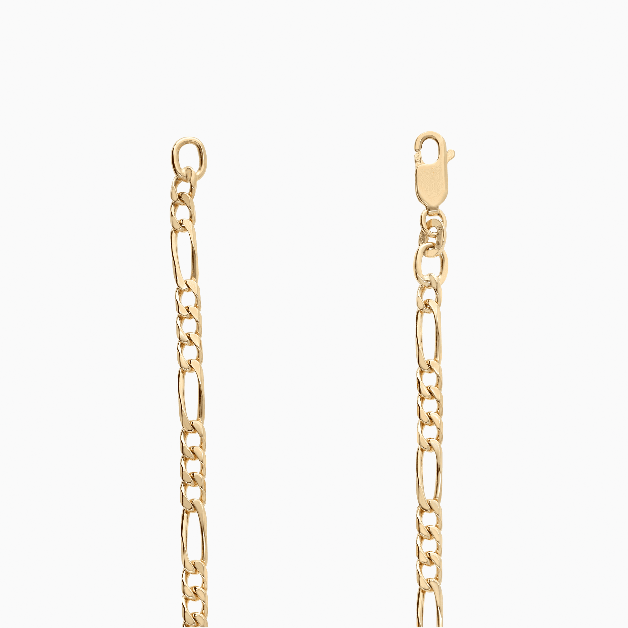 Figaro bracelet 5.86g 18K gold