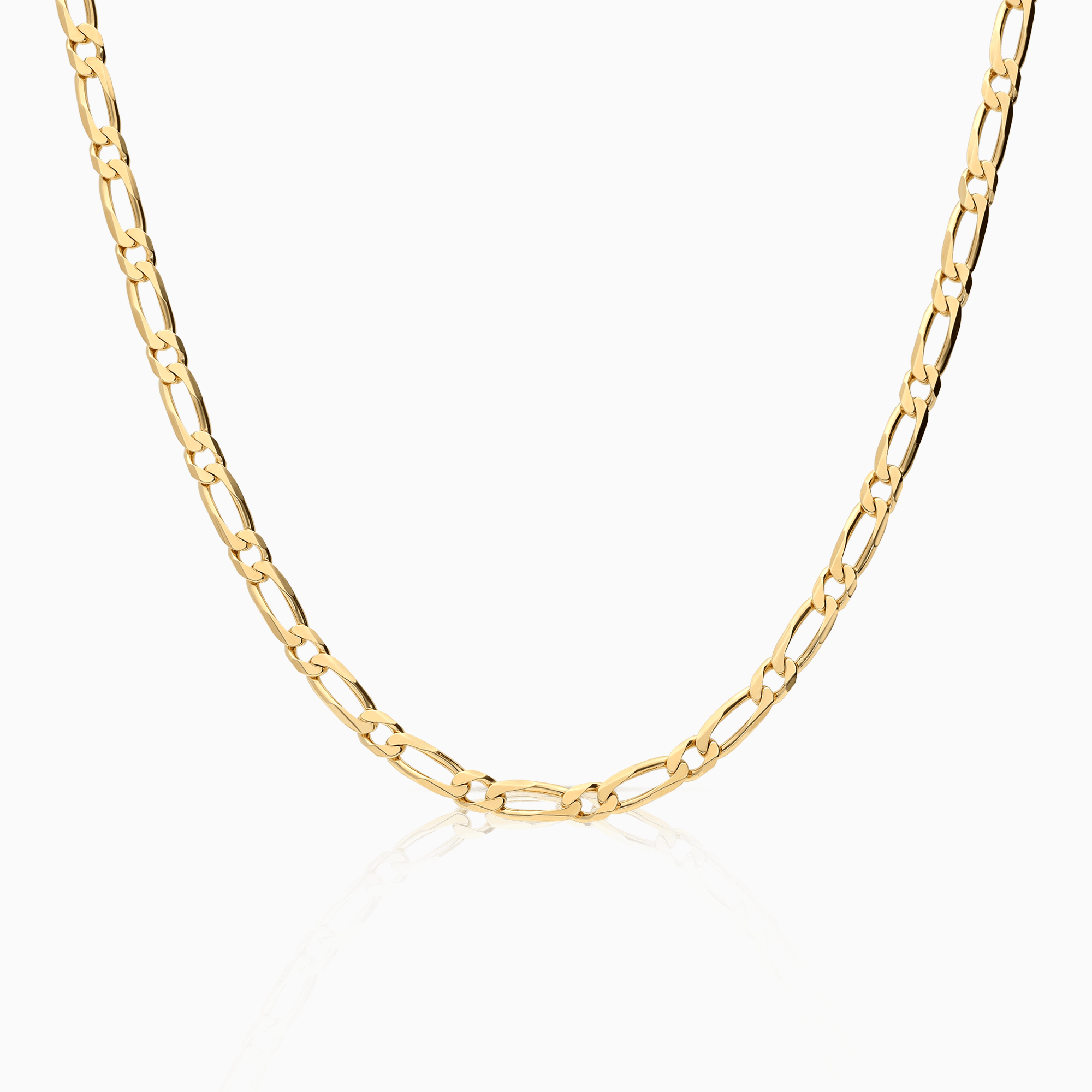 Figaro Necklace 18.24g 14K Gold