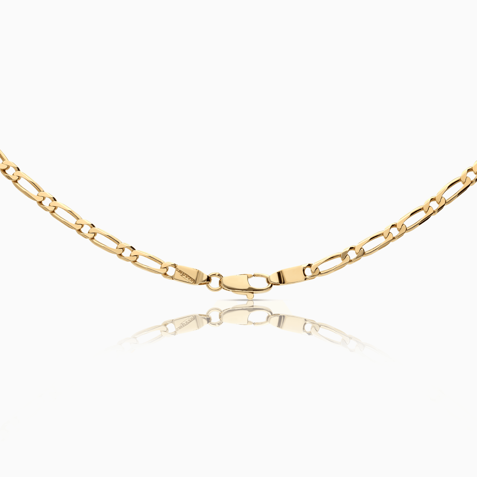 Figaro Necklace 18.24g 14K Gold