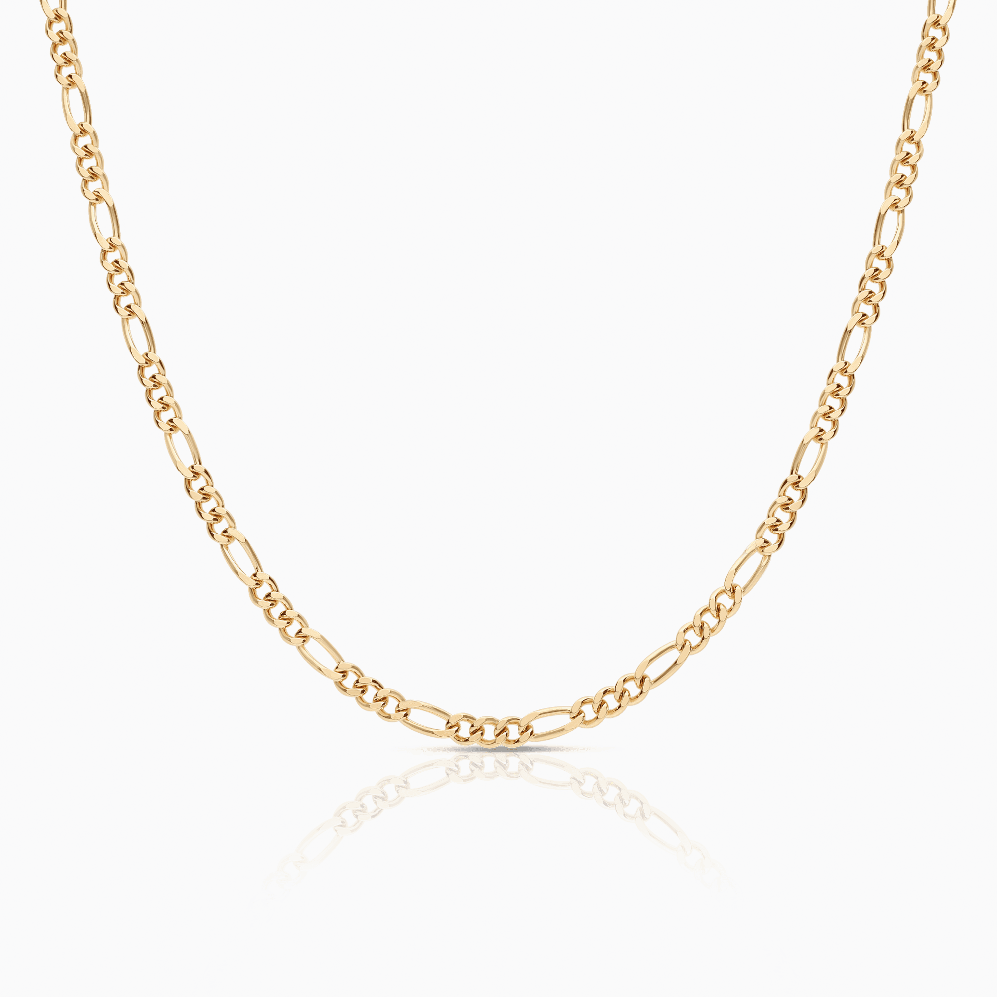 Figaro halsband 19,16g 18K guld