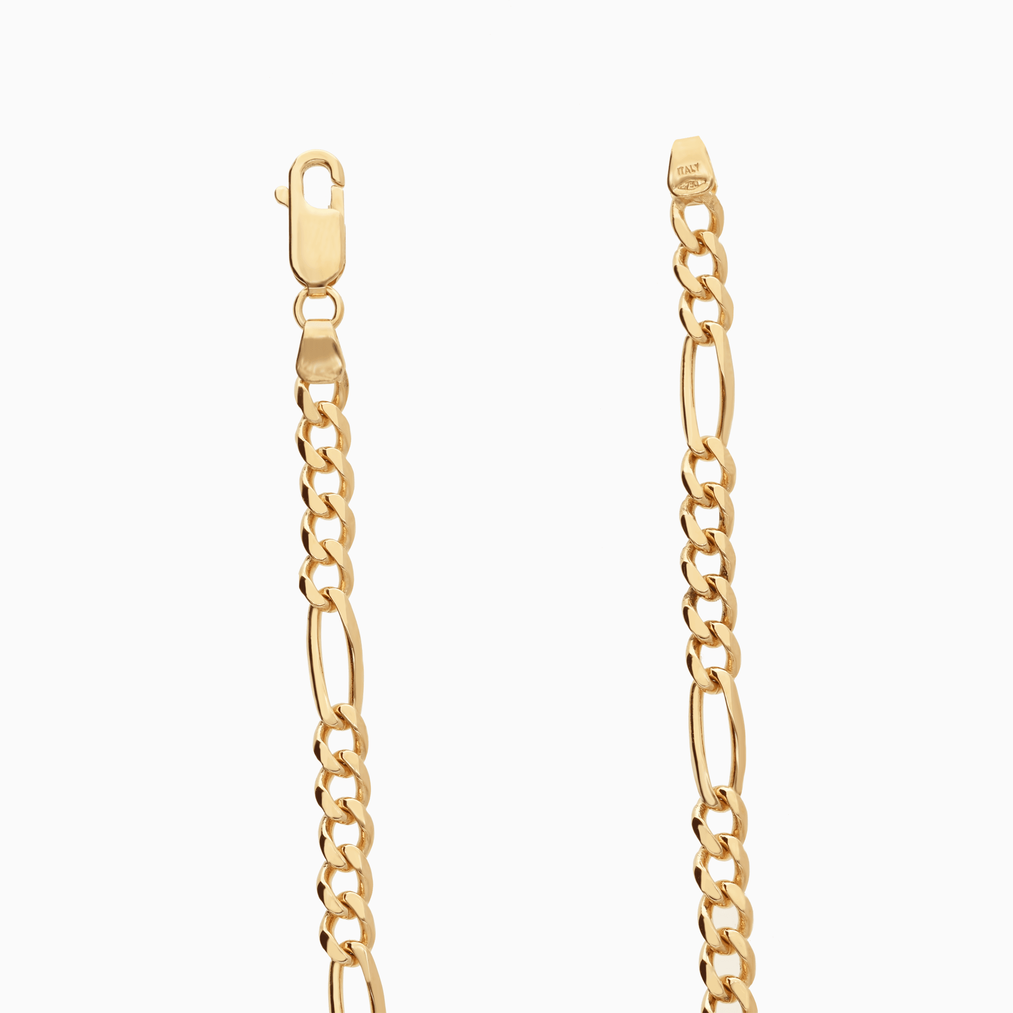 Figaro Bracelet 8.86g 18K Gold