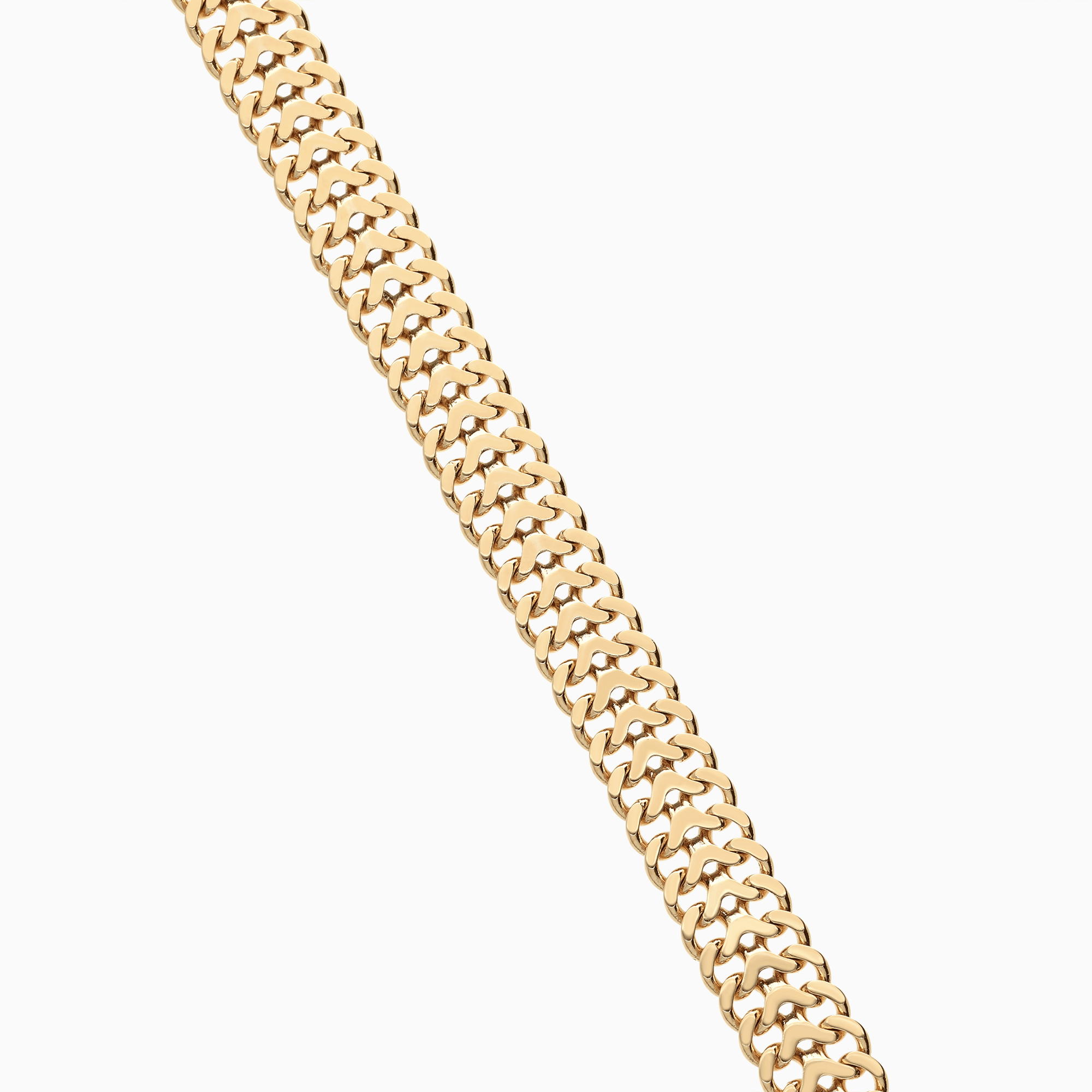 Fishbone bracelet 20.67g 18K gold
