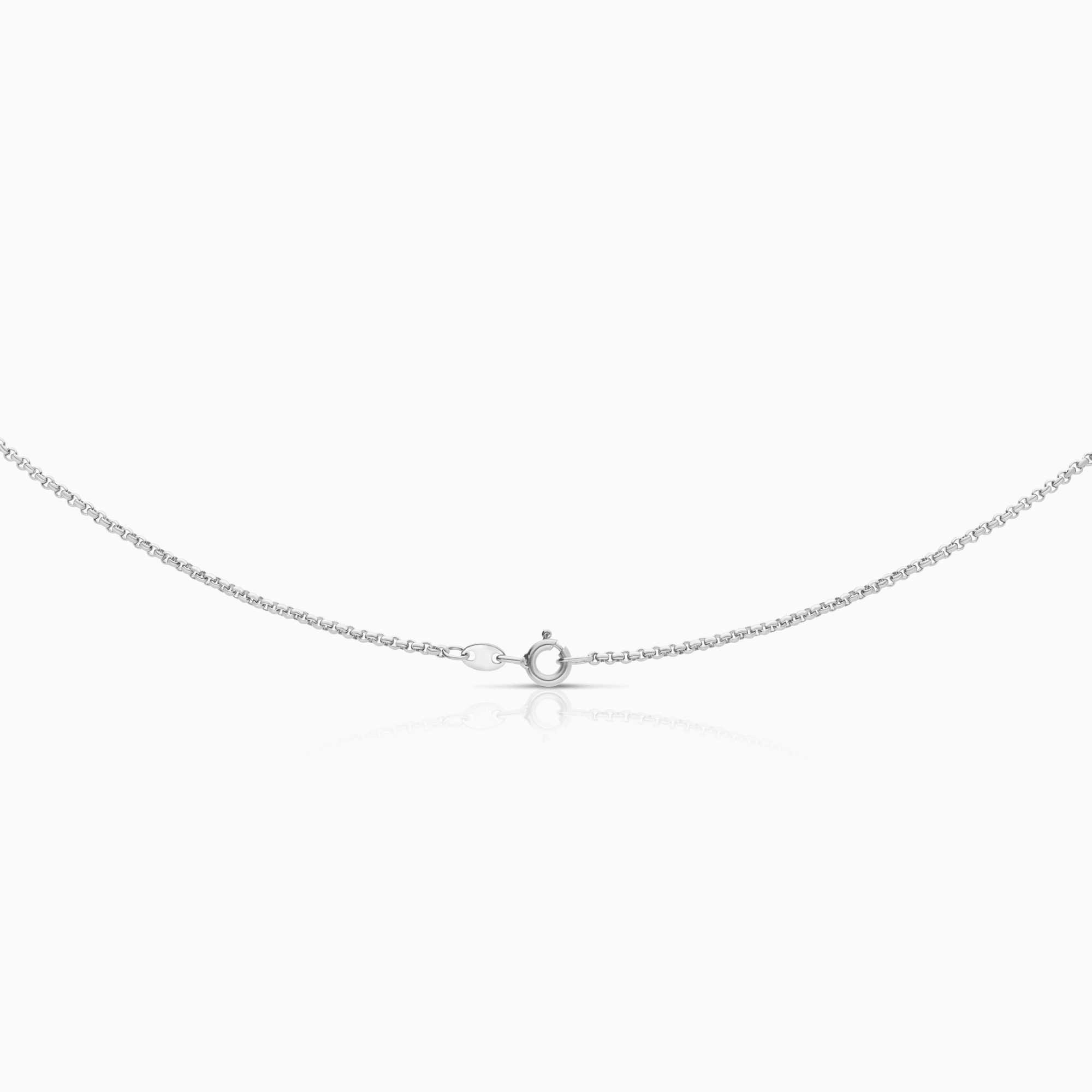 Bead link 4.36g 18K white gold