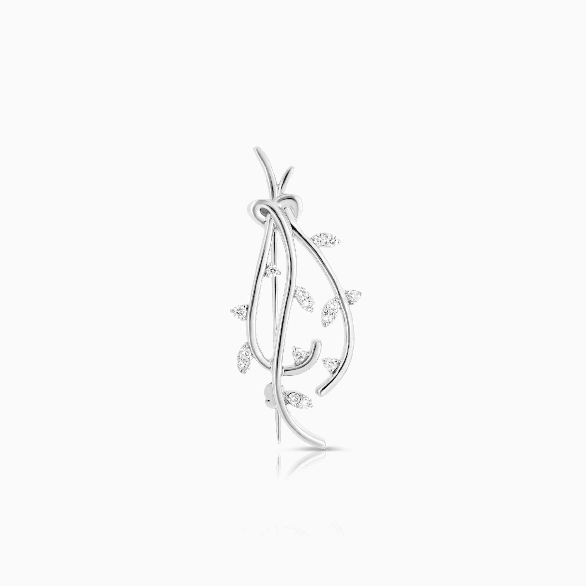 Diamantbrosch 0,25ct 18K
