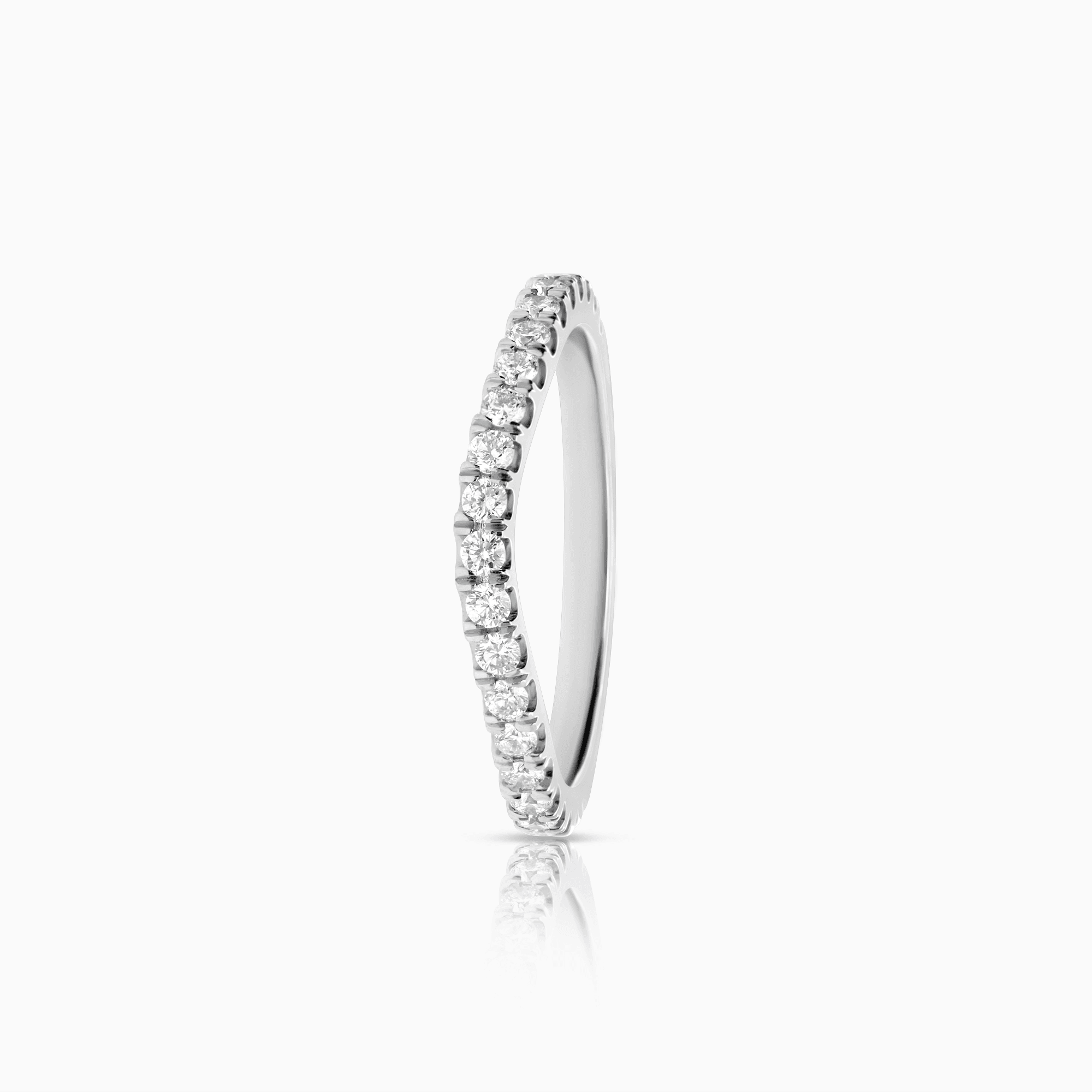 Haloring med allians 1,84ct Platina