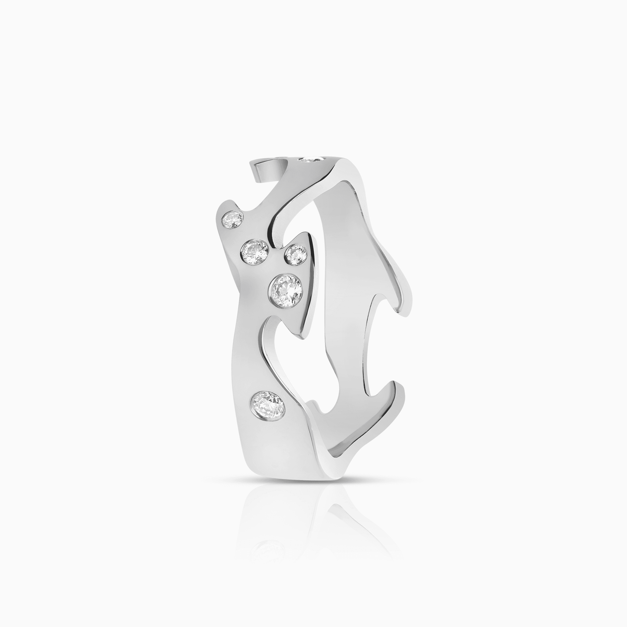 Georg Jensen Fusion ring 0,19ct 18K