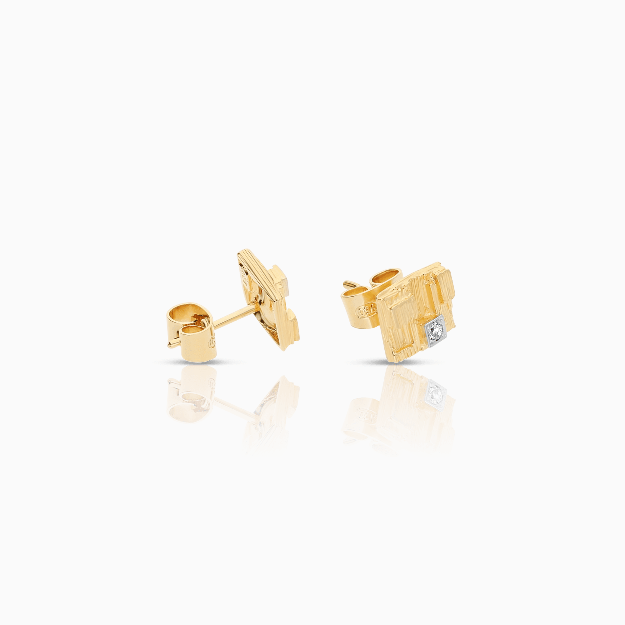 Lapponia earrings 0.04ct 18K gold