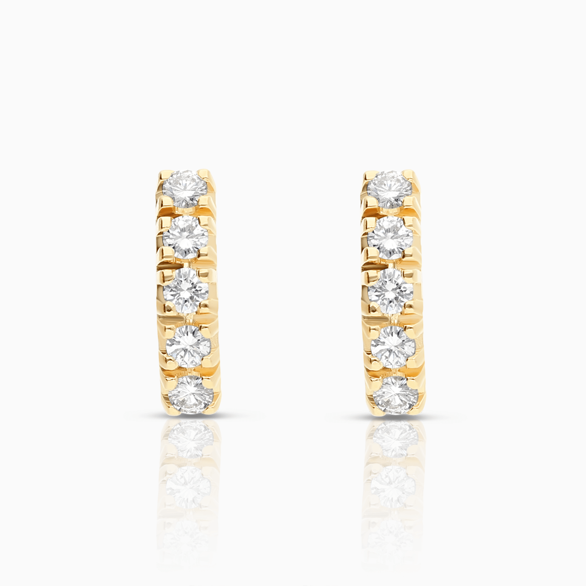 Diamantörhängen 0,40ct 18K guld