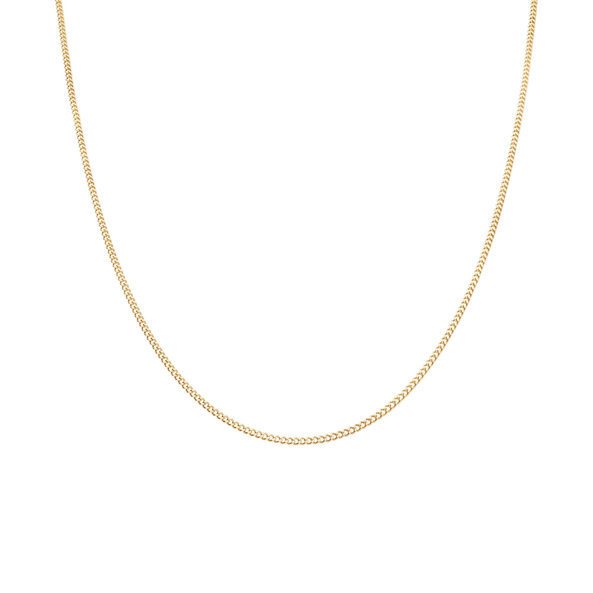 Pansarlänk 53,5cm 18K guld