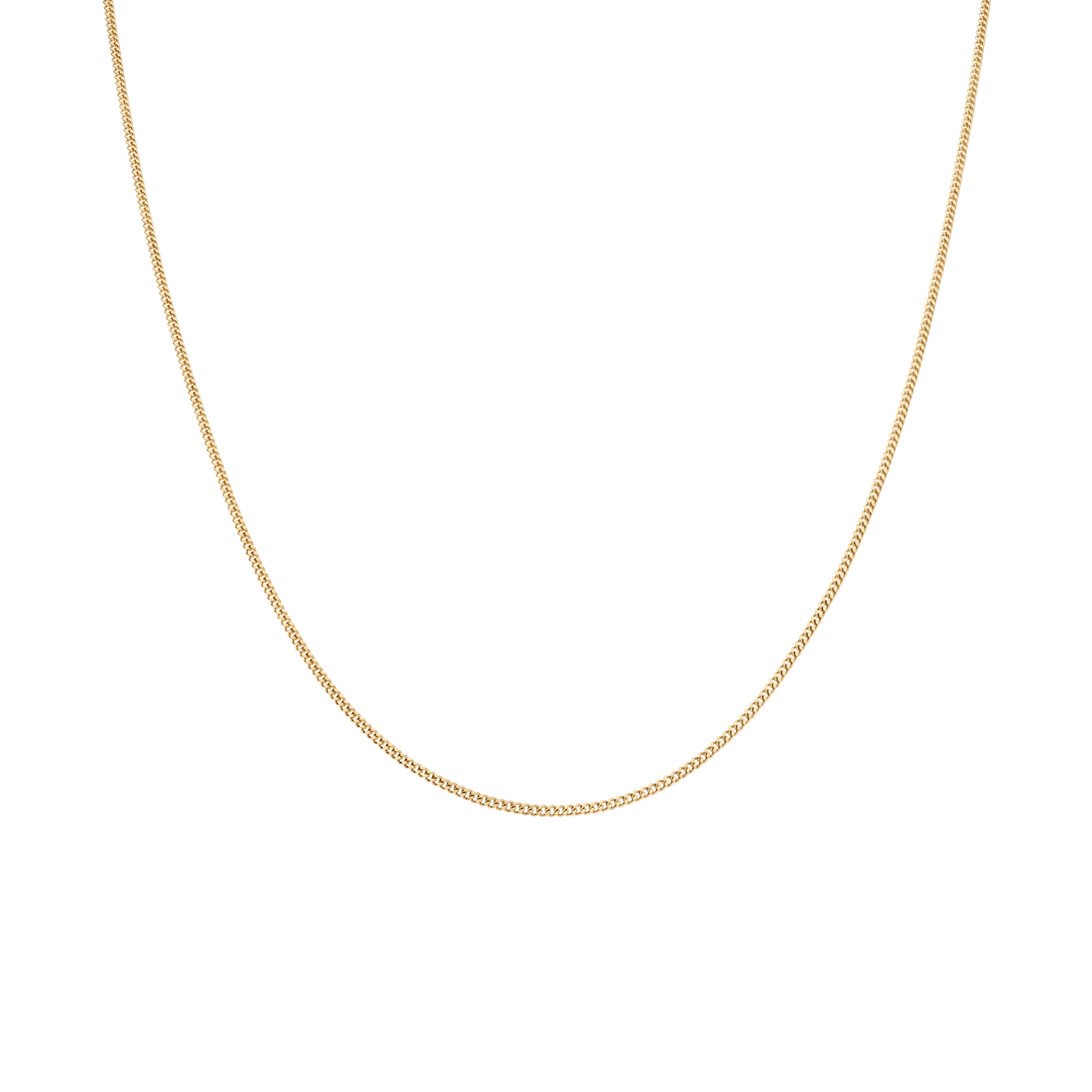 Pansarkedja 38cm 18K guld