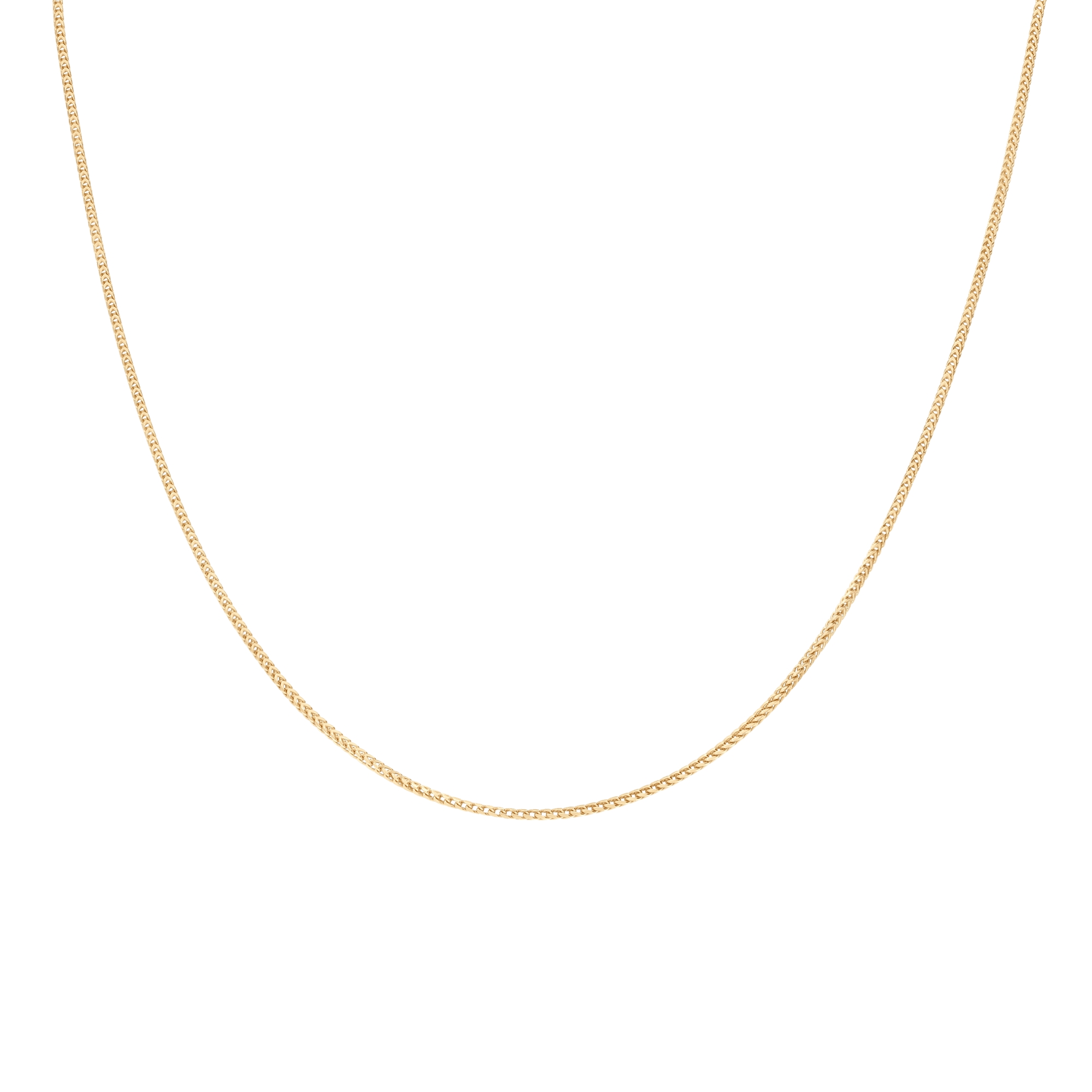 Kedja rävsvans 42,5cm 18K guld