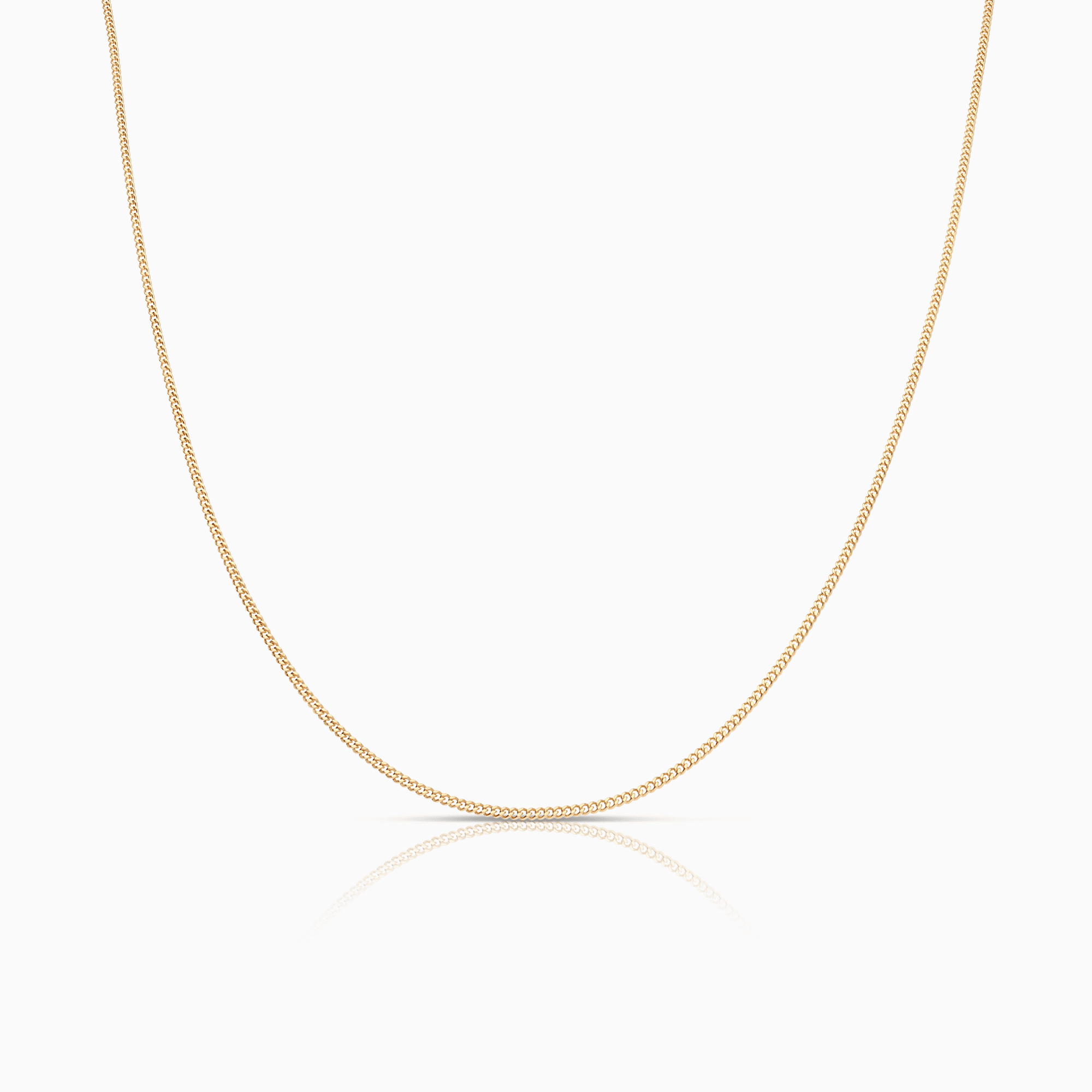 Curb chain 36cm 18K gold