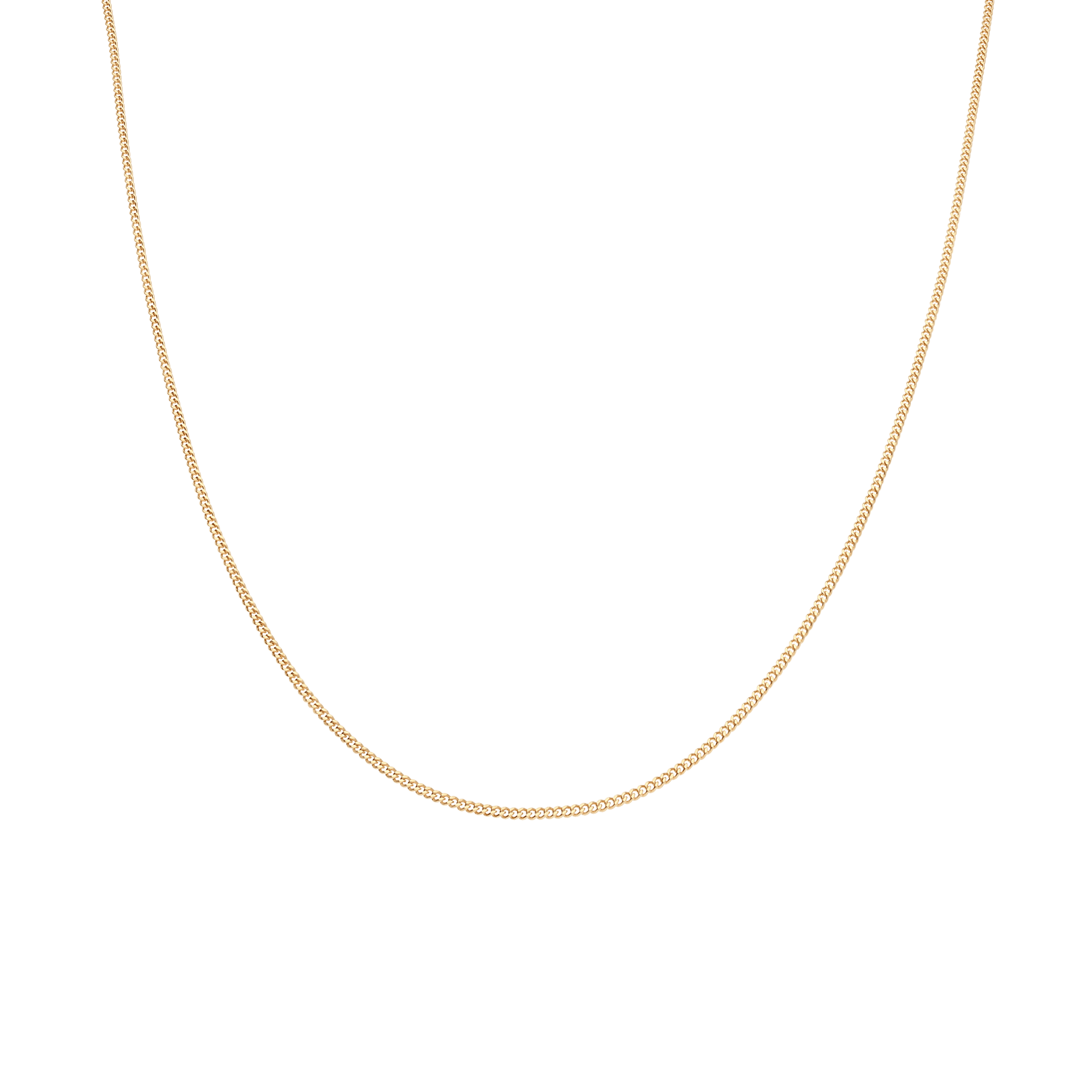 Curb chain 36cm 18K gold