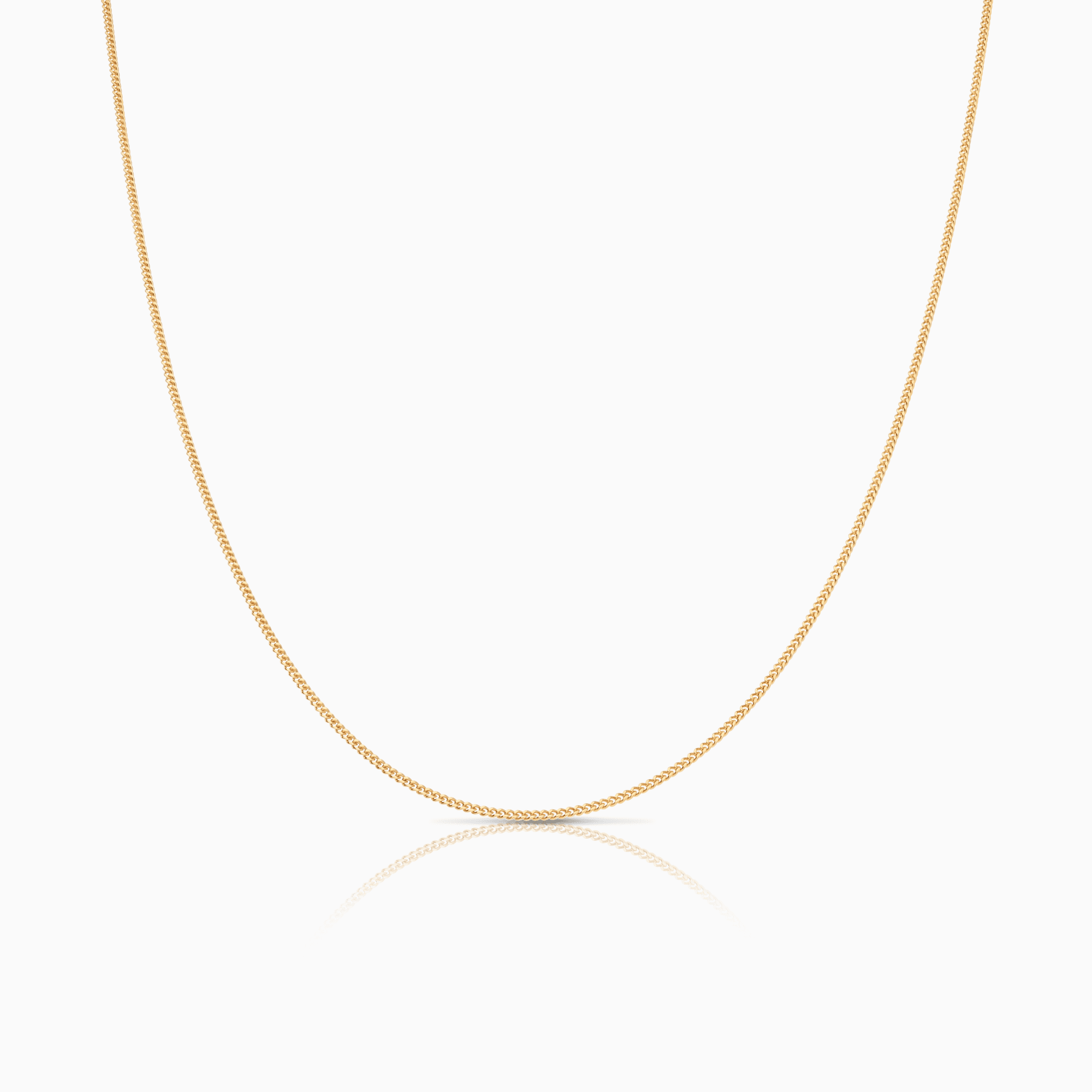 Curb chain 36cm 18K gold