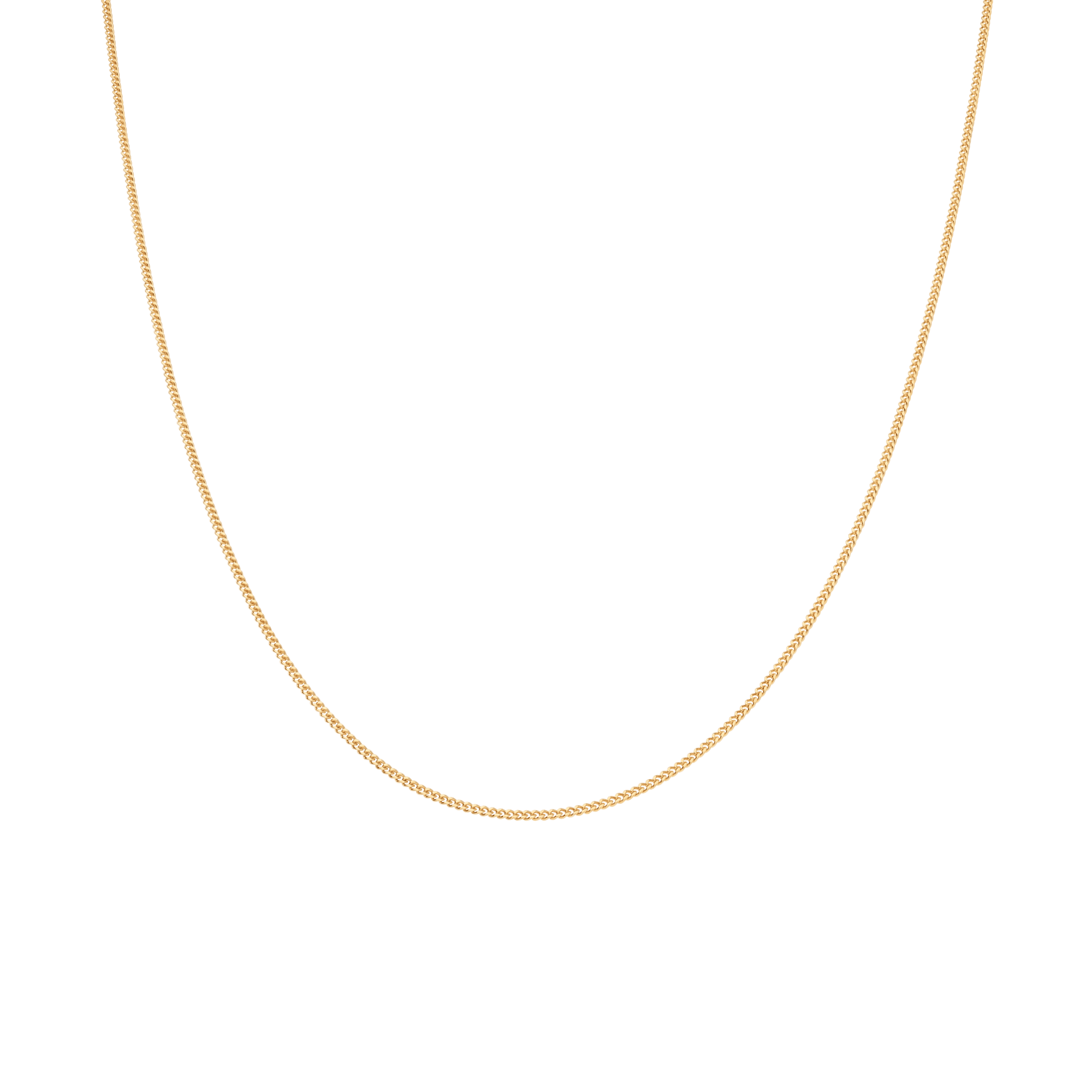 Curb chain 36cm 18K gold