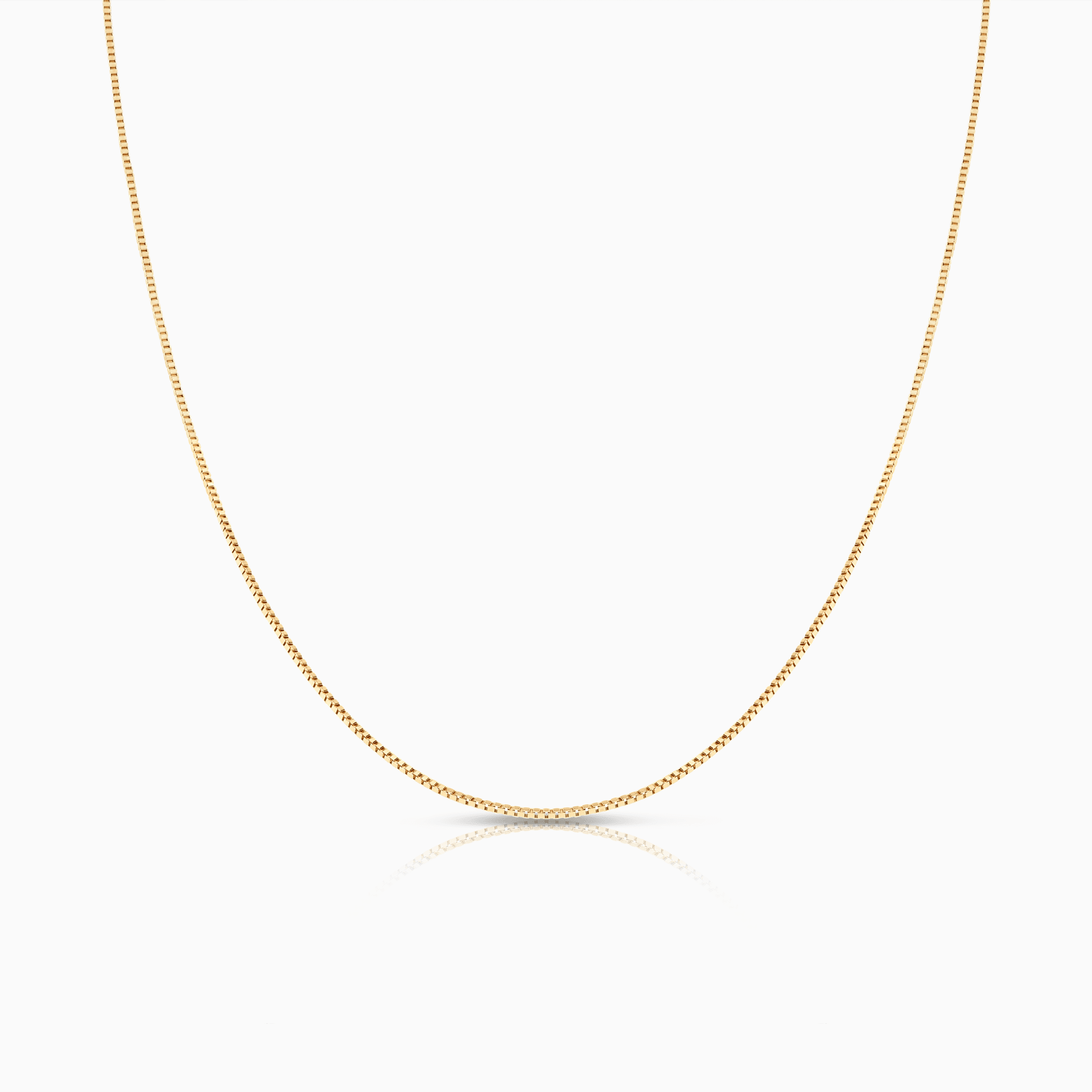 Veneziakedja 38cm 18K guld
