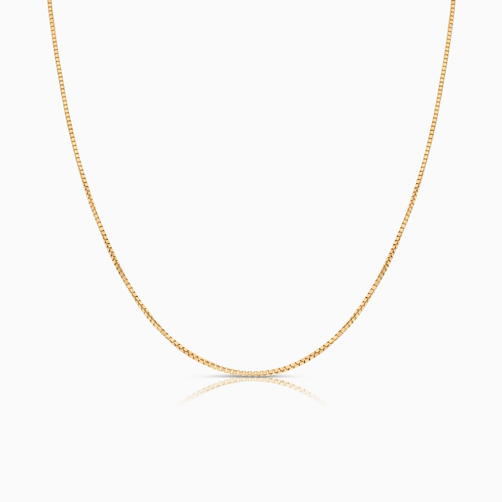 Veneziakedja 46cm 18K guld