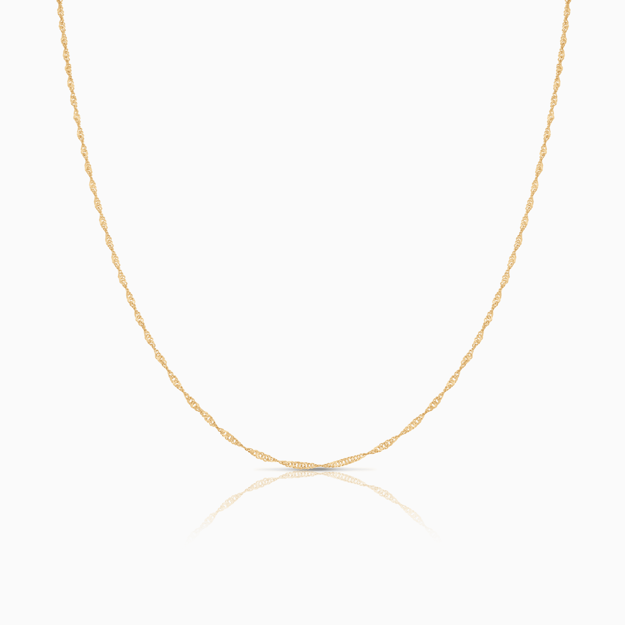 Singapore chain 41cm 18K gold
