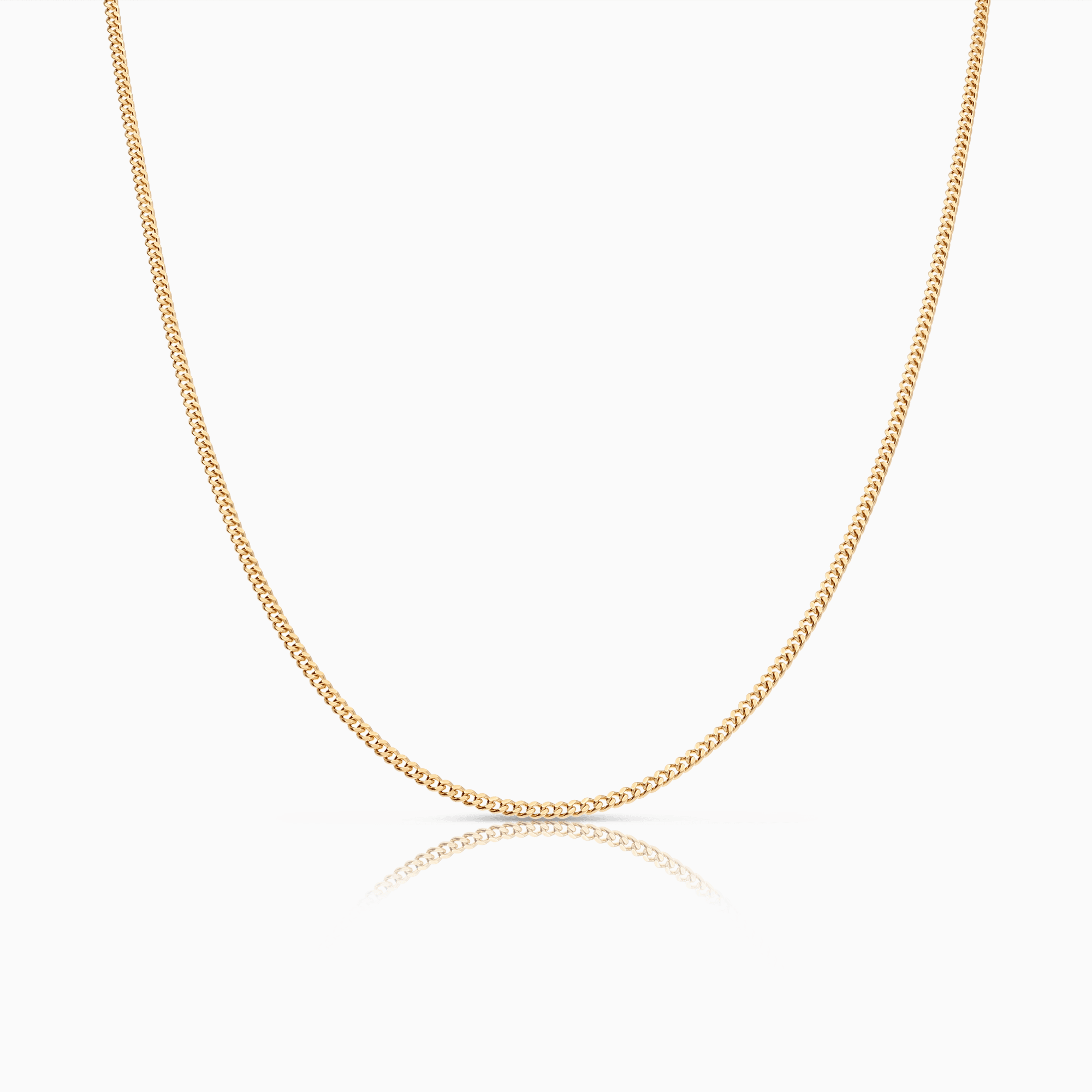 Curb Chain 61cm 18K Gold