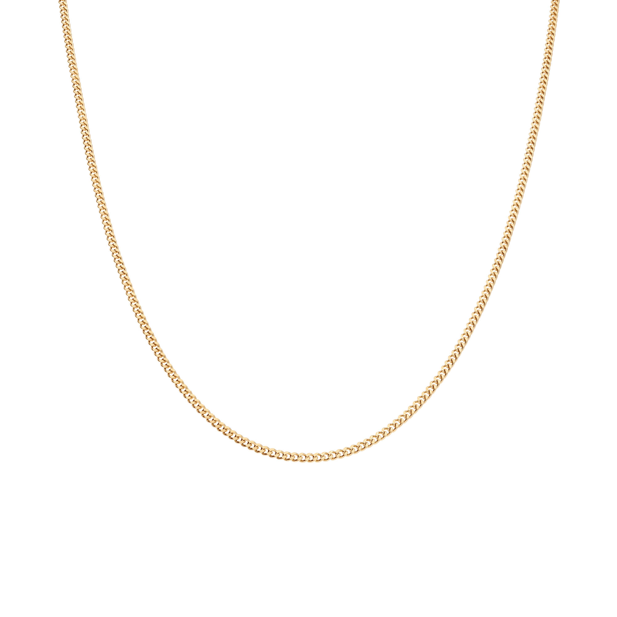 Curb Chain 61cm 18K Gold