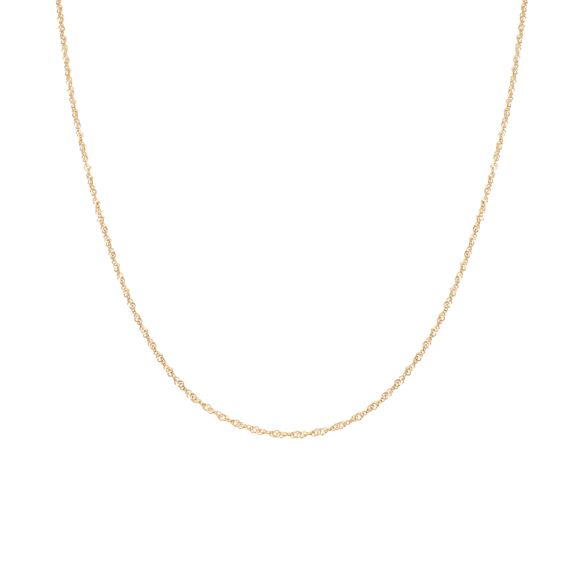 Singapore chain 41.5cm 18K gold